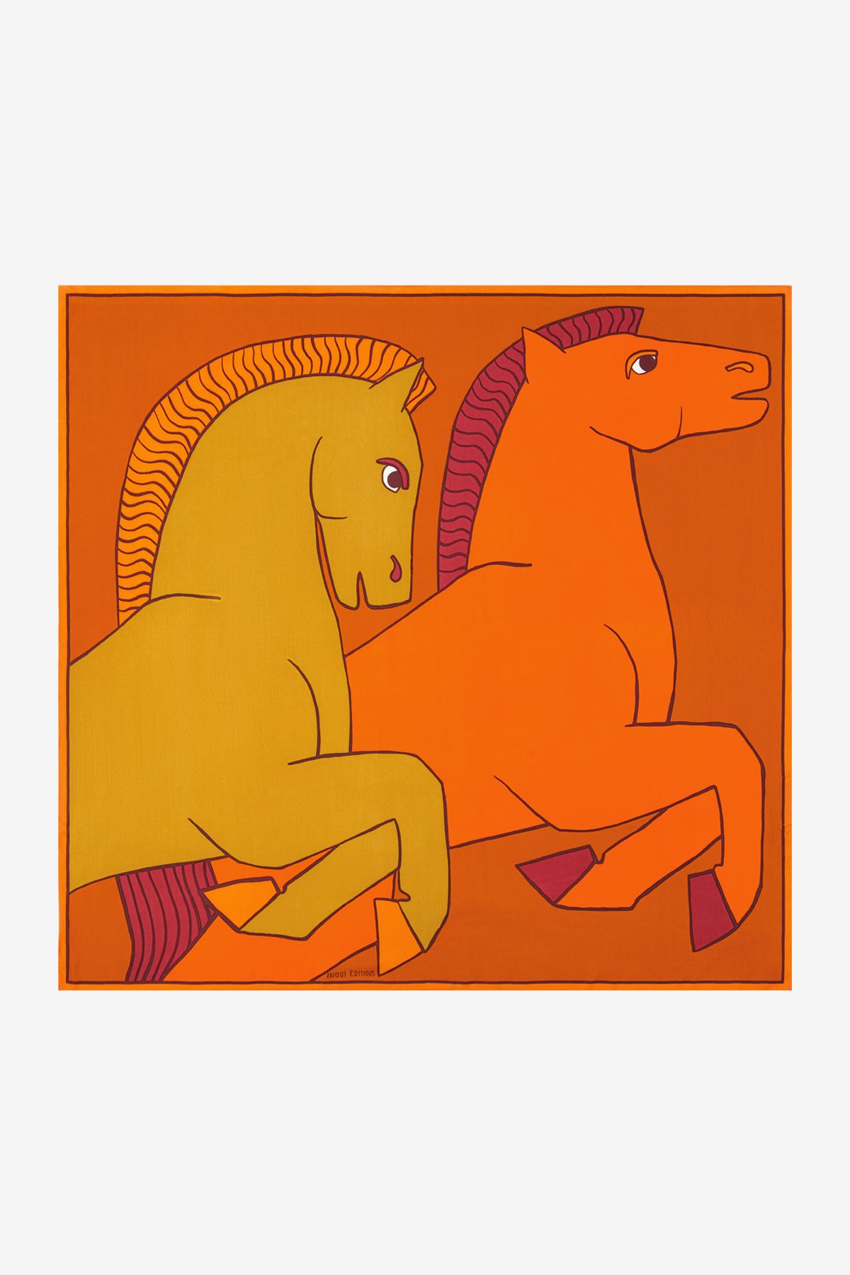 Carré 100 - Cavale - Orange