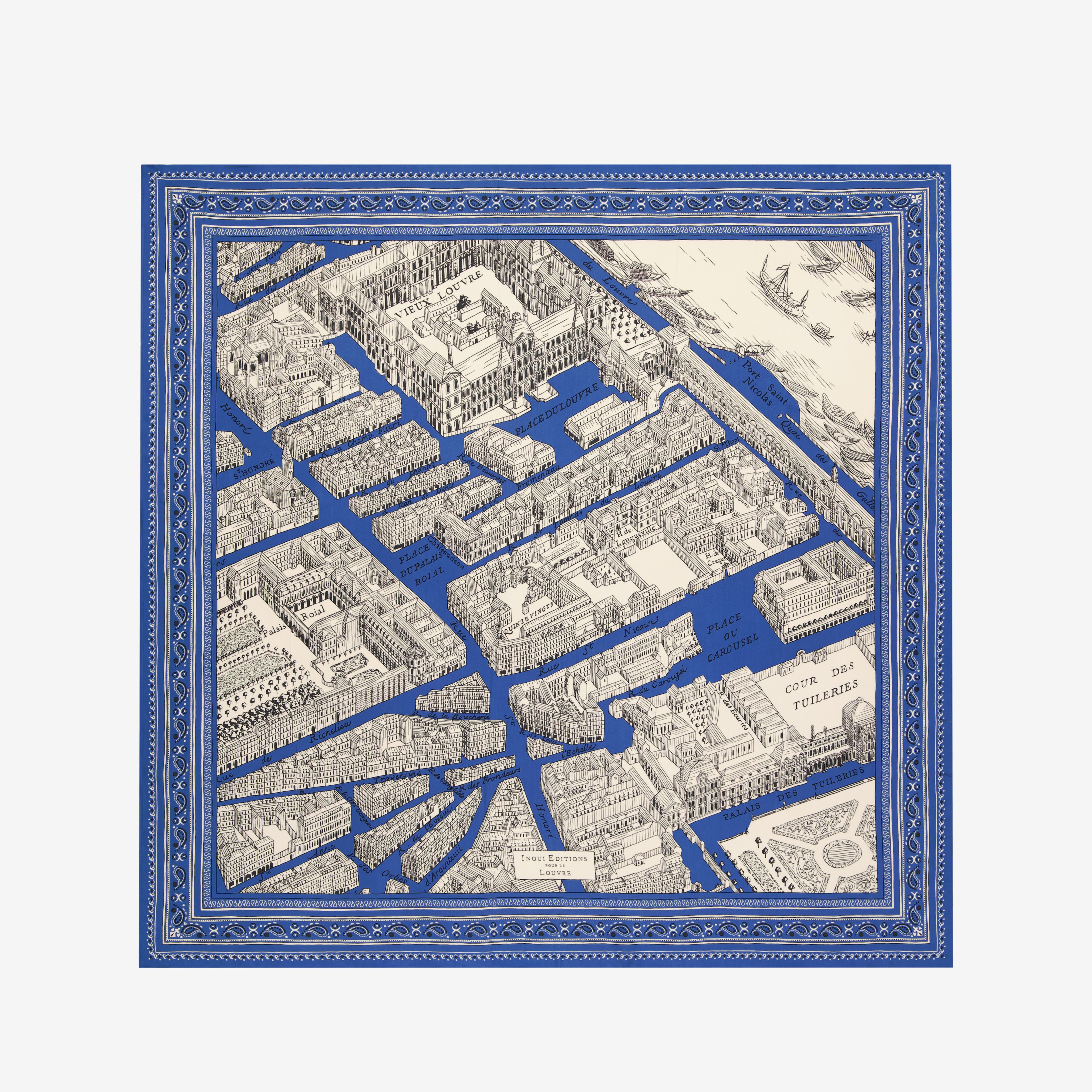 Square 100 - Louvre - Blue