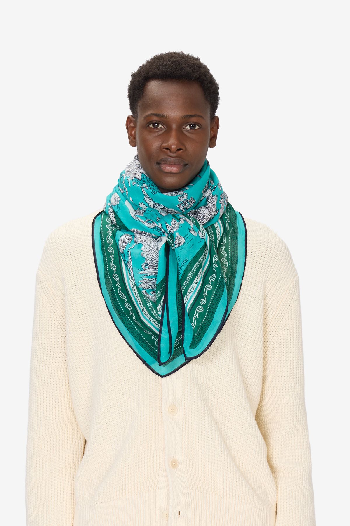 Square 130 - Reverie - Turquoise