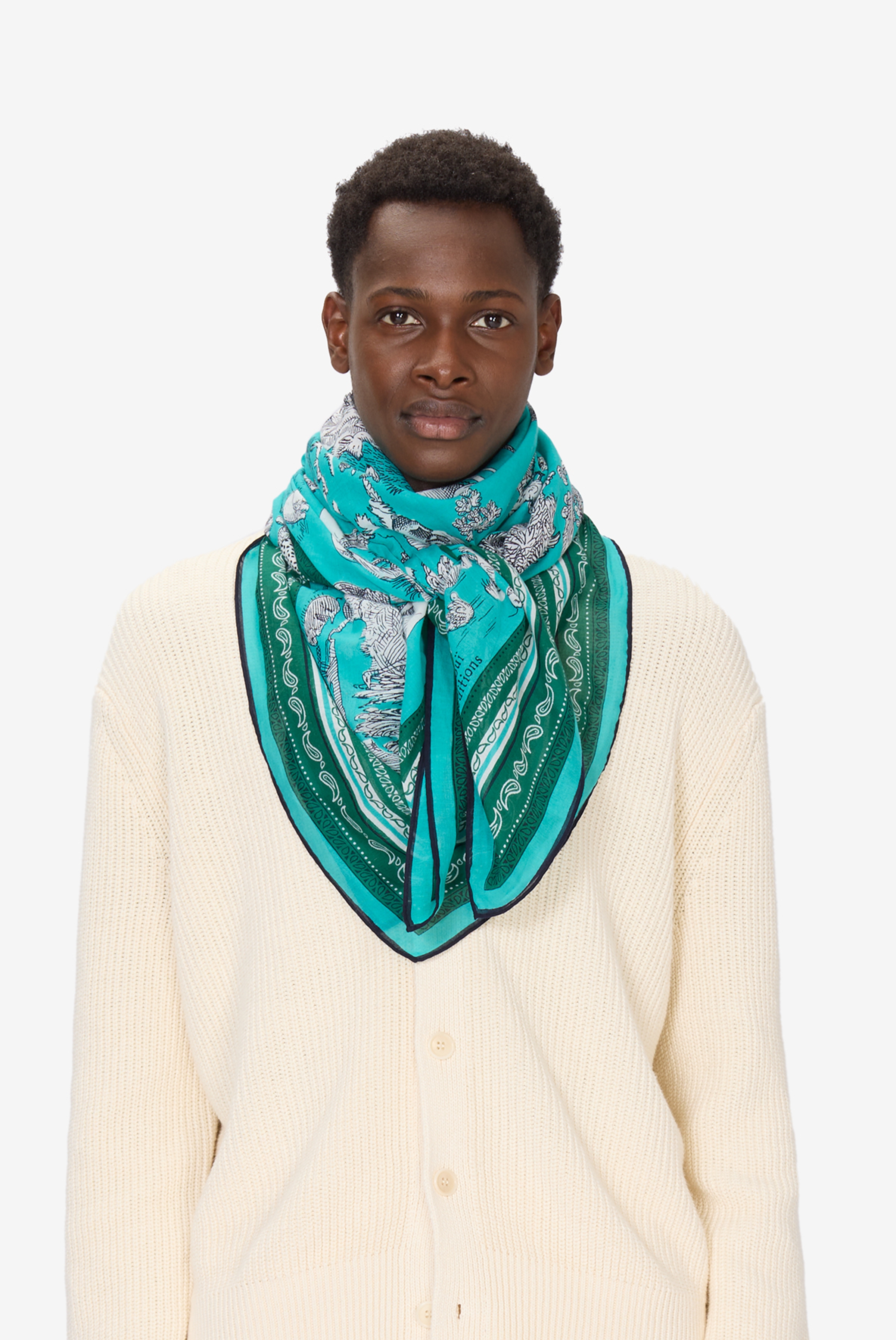 Square 130 - Reverie - Turquoise