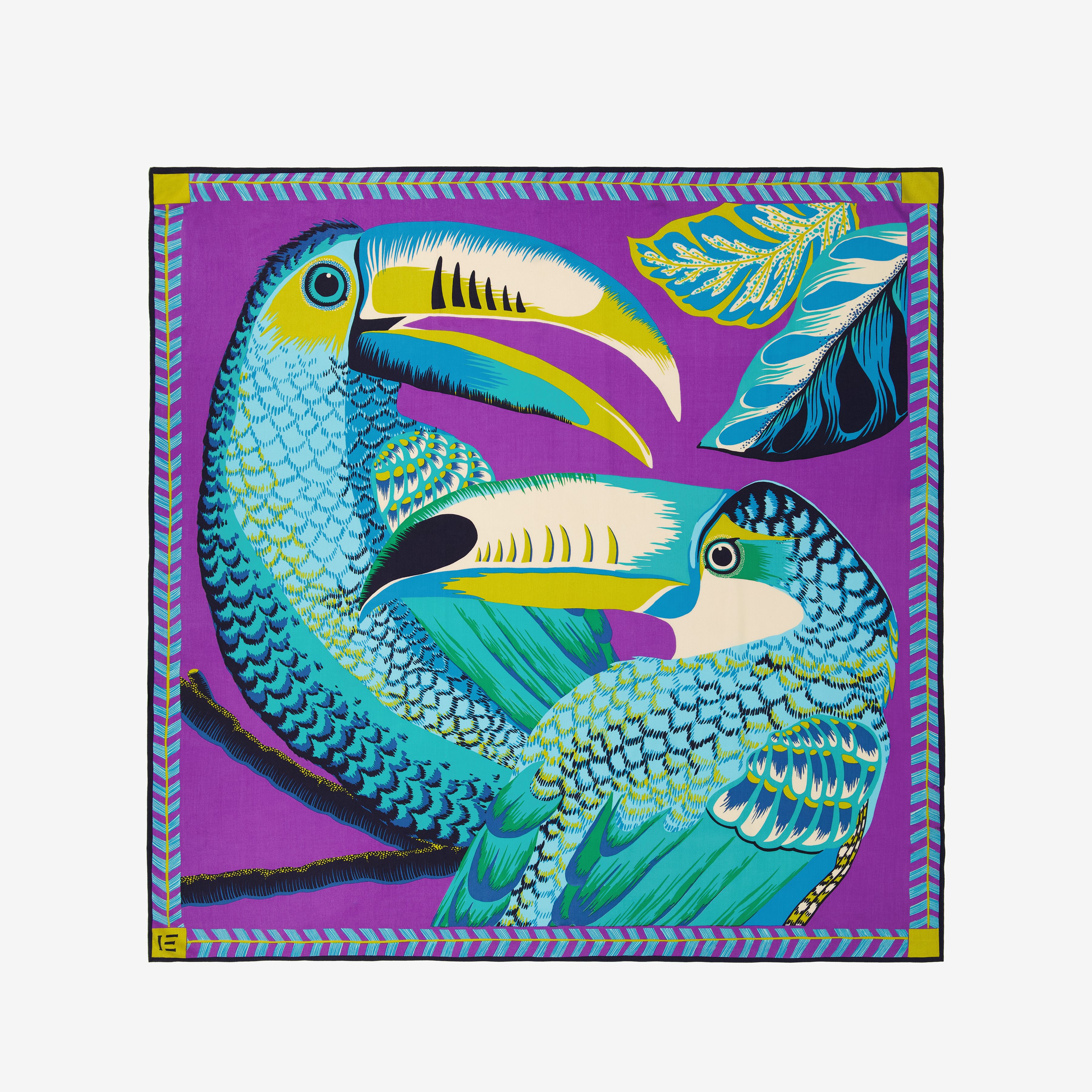 Square 130 - Toucan - Purple