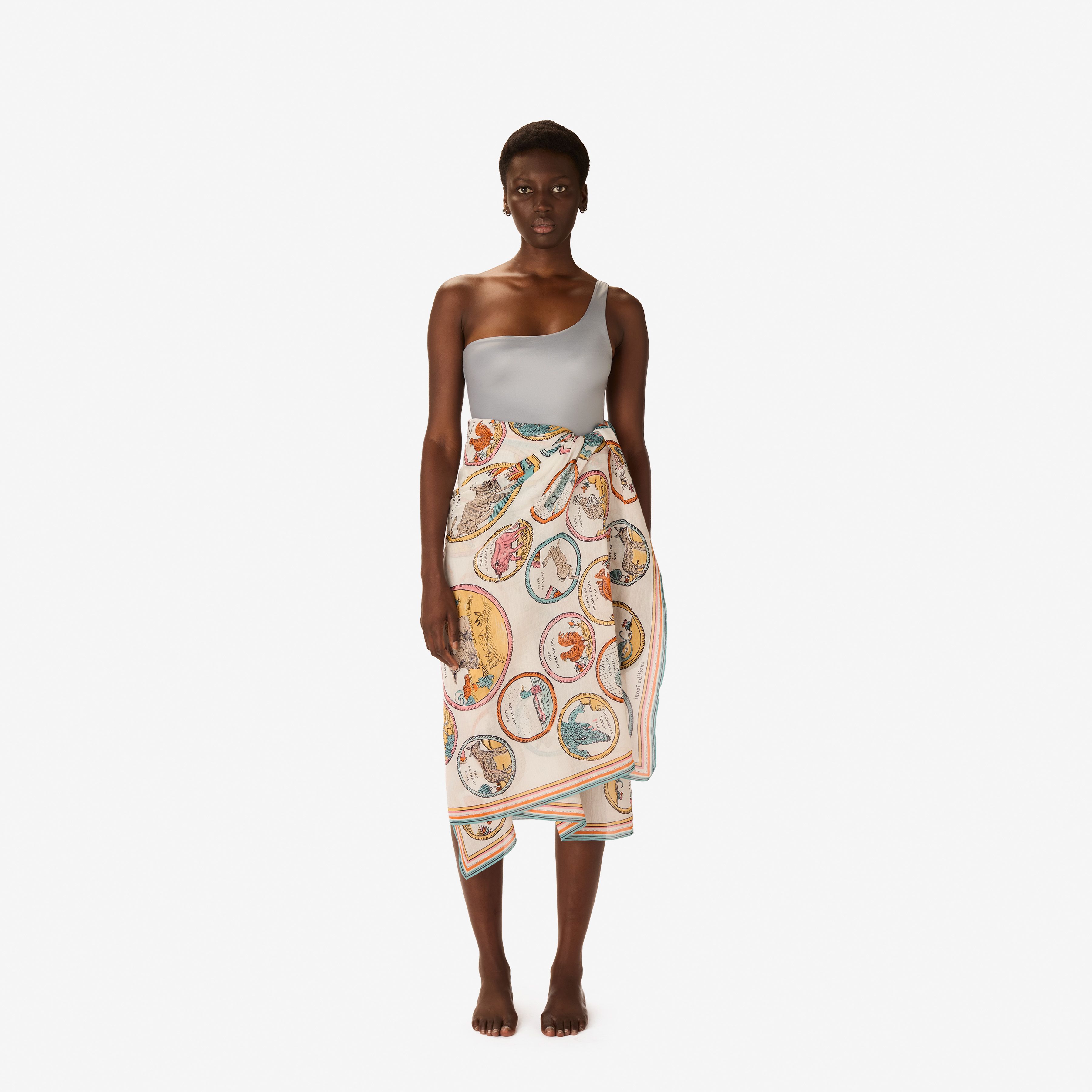 Écharpe 100 - Chance Inoui - Blanc