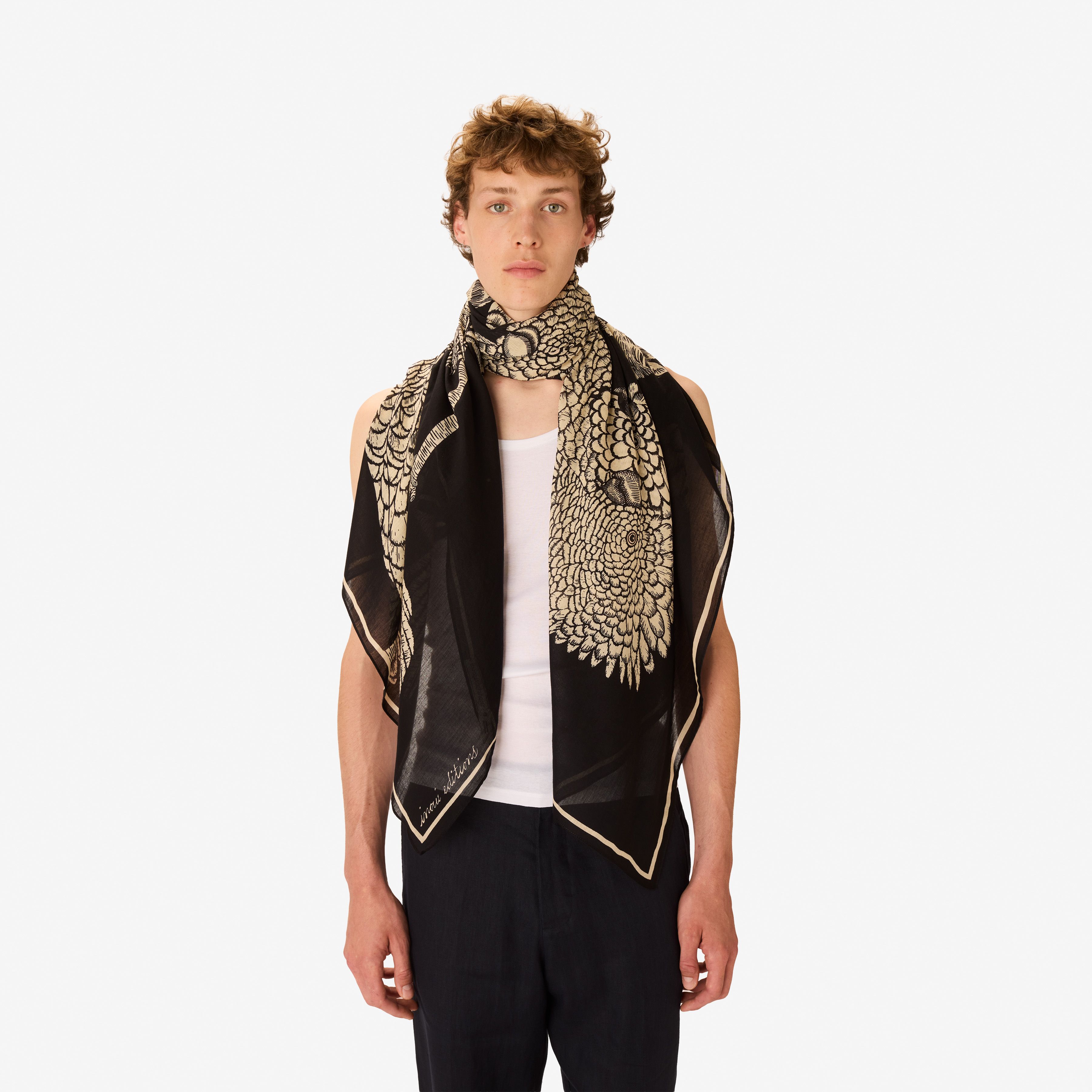 Écharpe 100 - Caracat - Noir