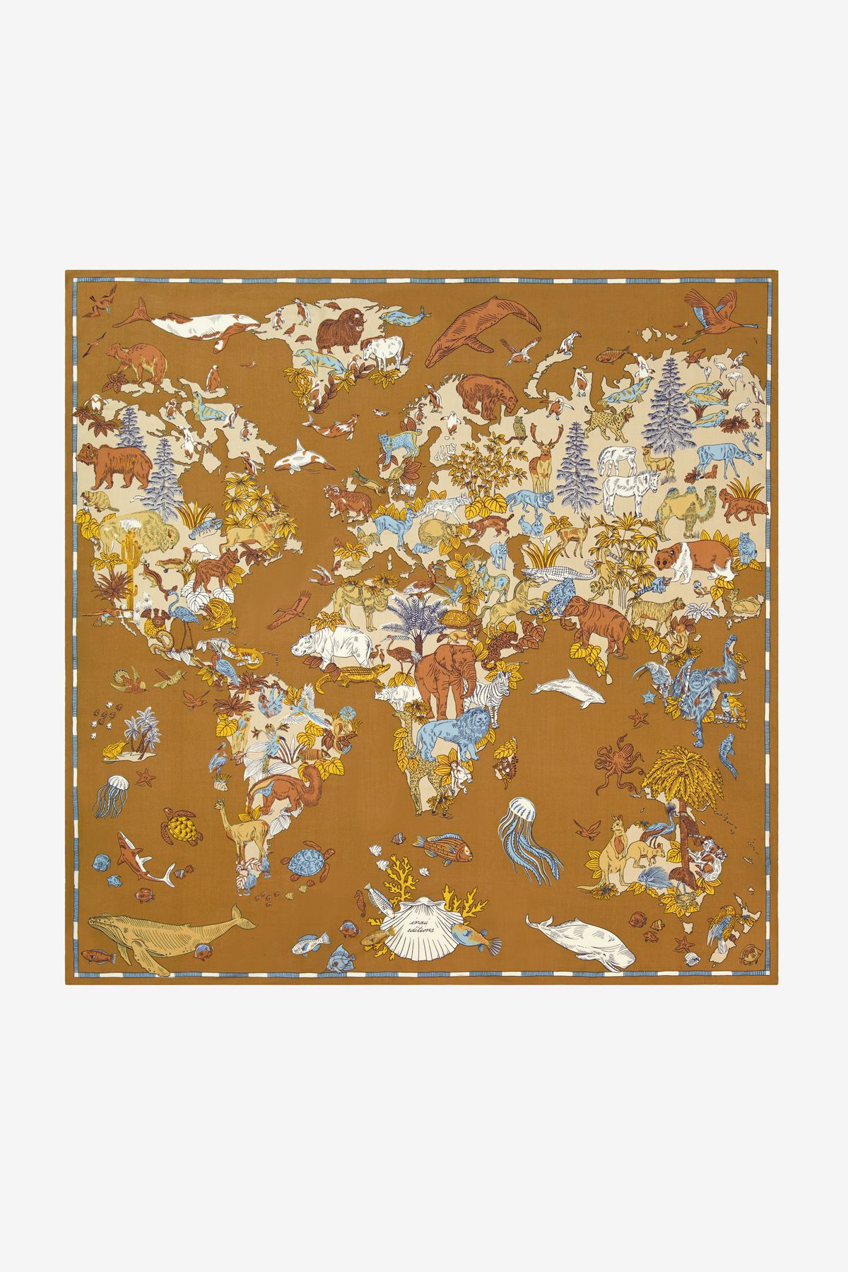 Carré 130 - Atlas - Beige