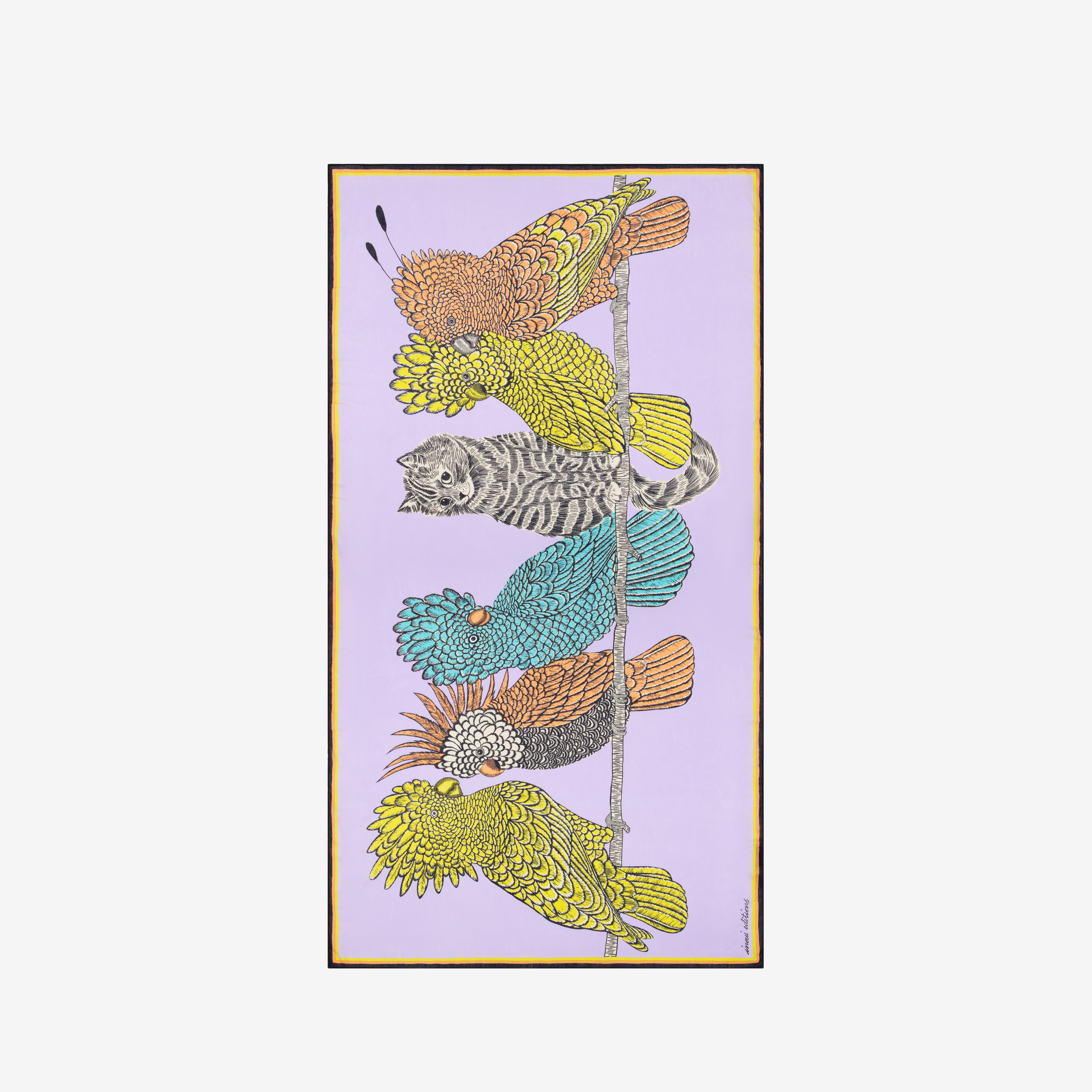 Écharpe 100 - Caracat - Parme