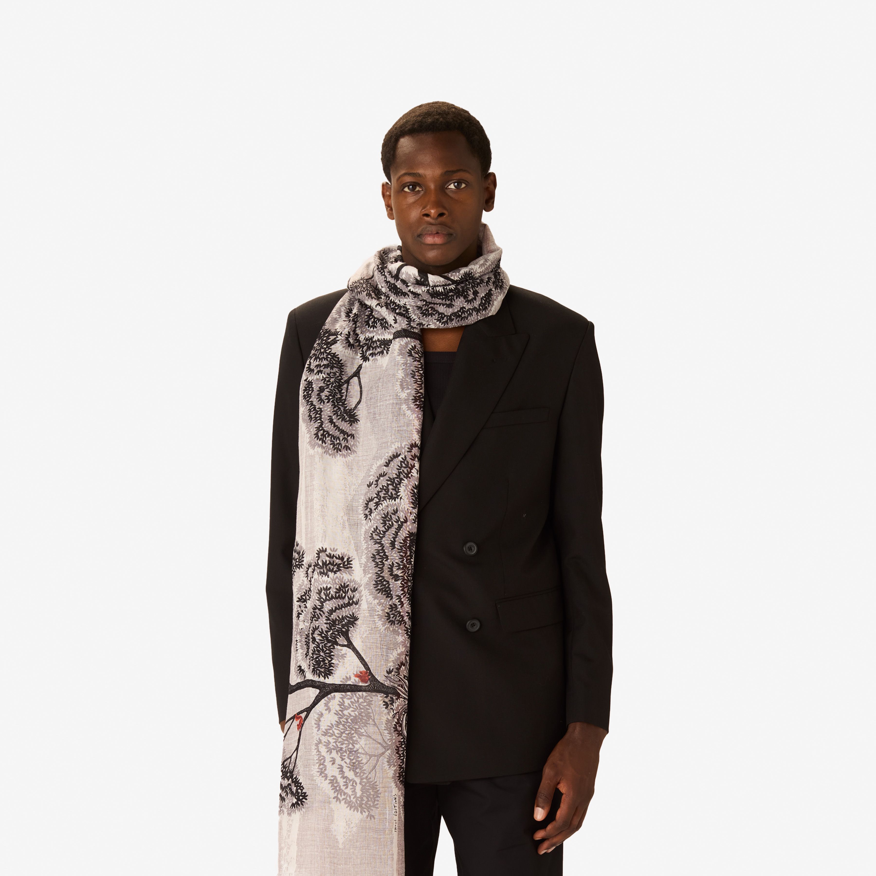 Scarf 70 - Ambroise - Grey