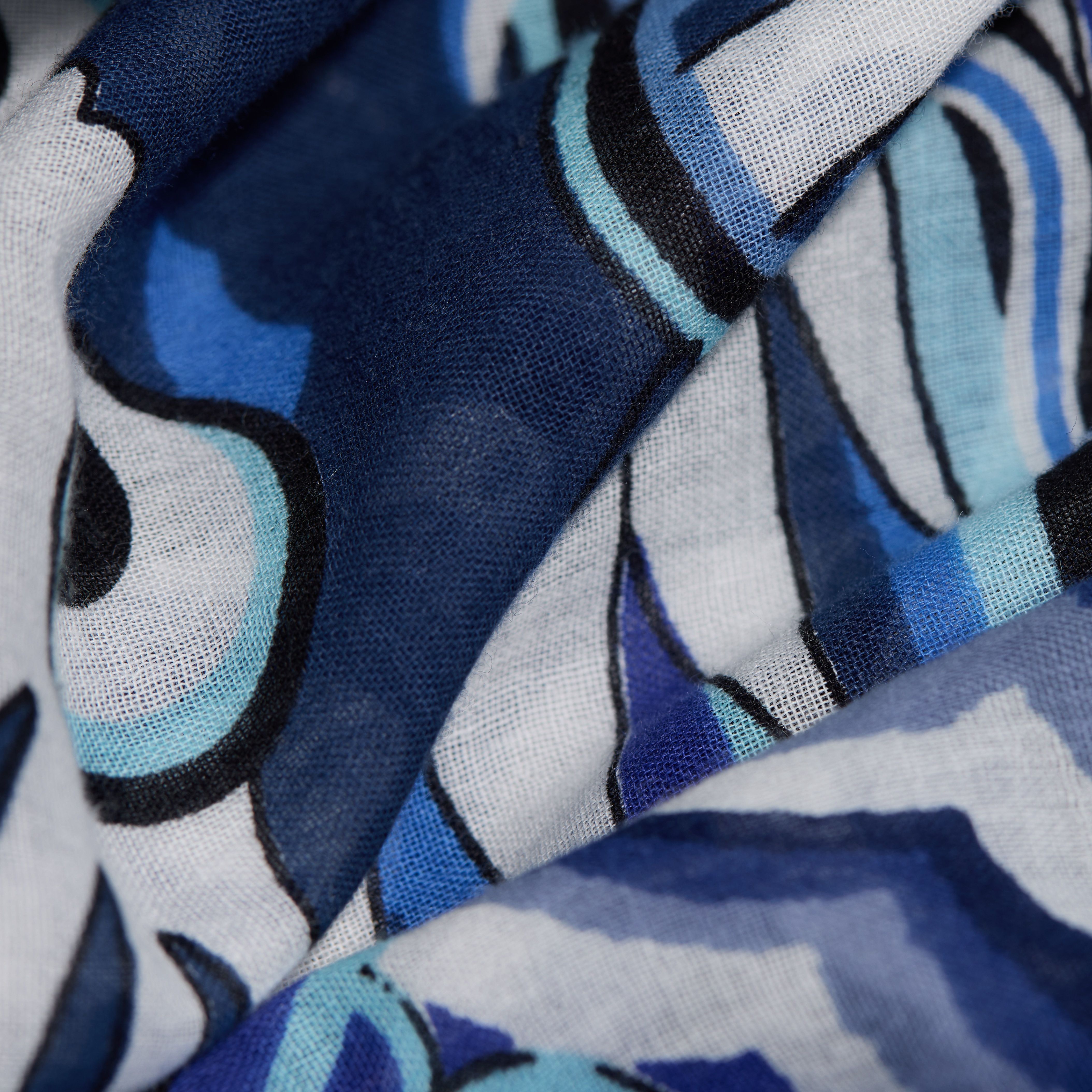 Carré 130 - Dragon - Bleu