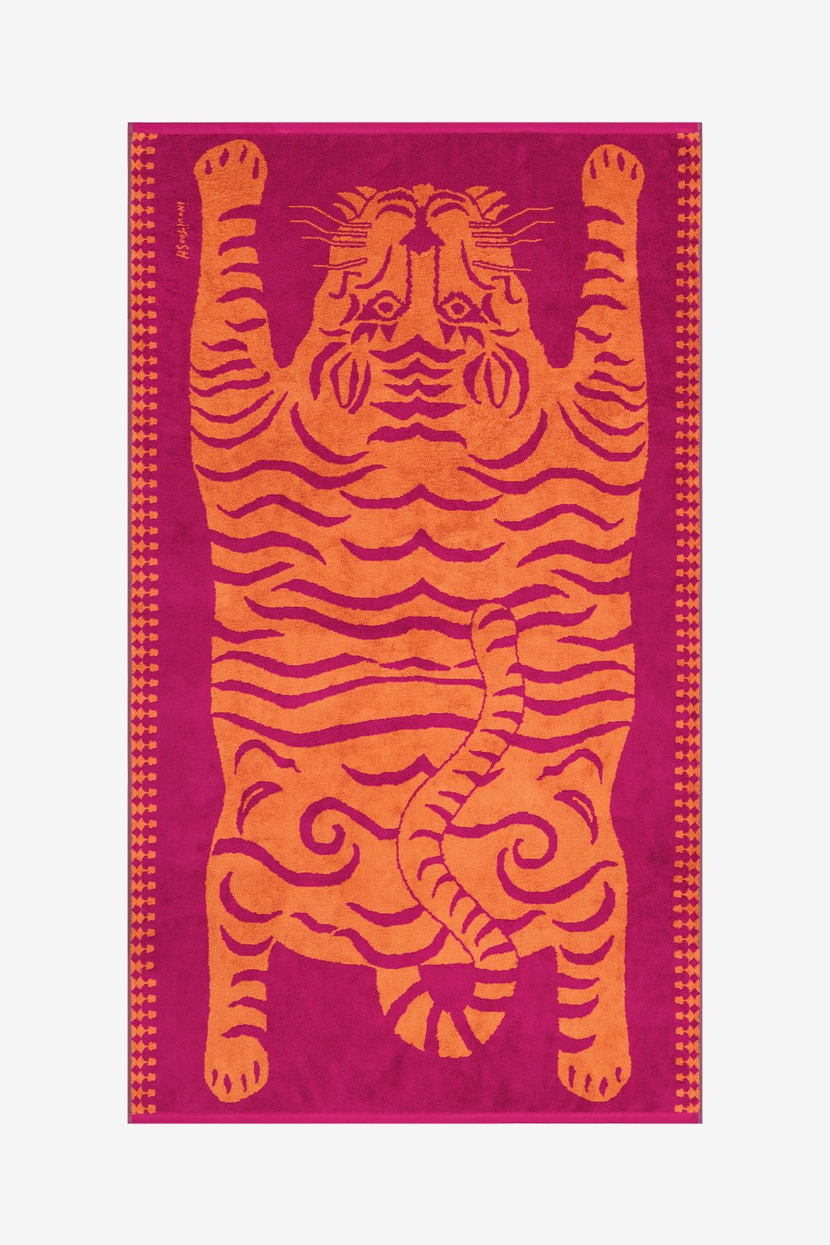 Serviette de Plage - Todd - Fuchsia