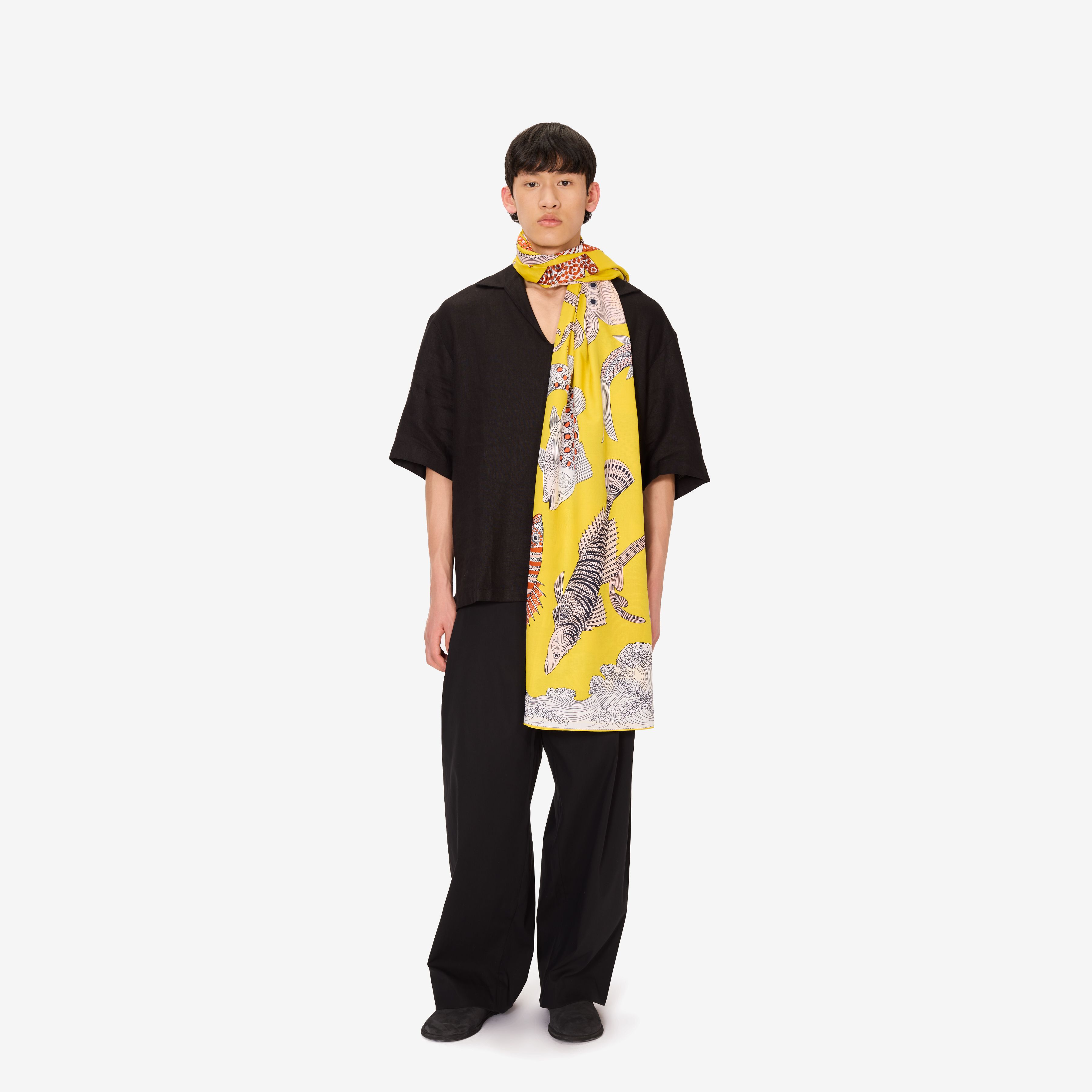 Scarf 100 - Poseidon - Yellow