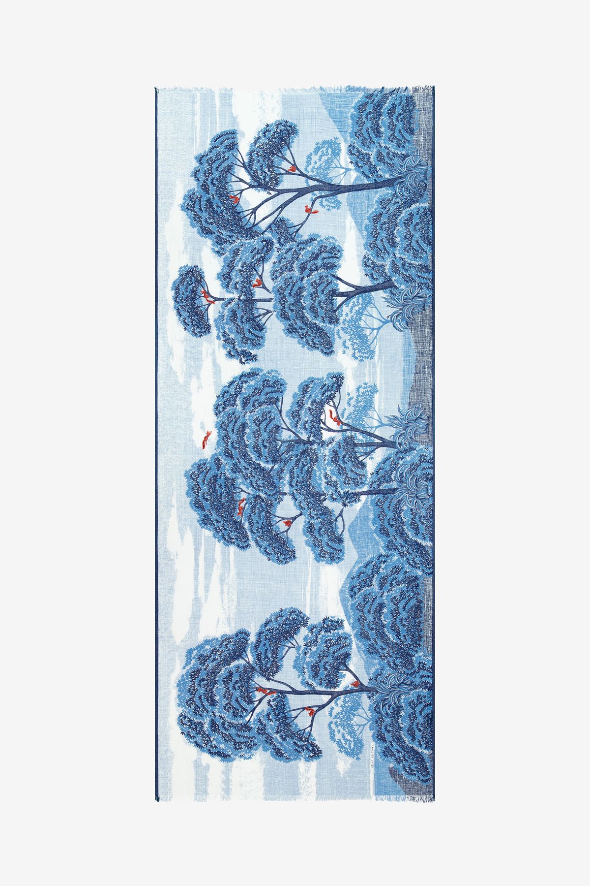 Écharpe 70 - Ambroise - Bleu canard