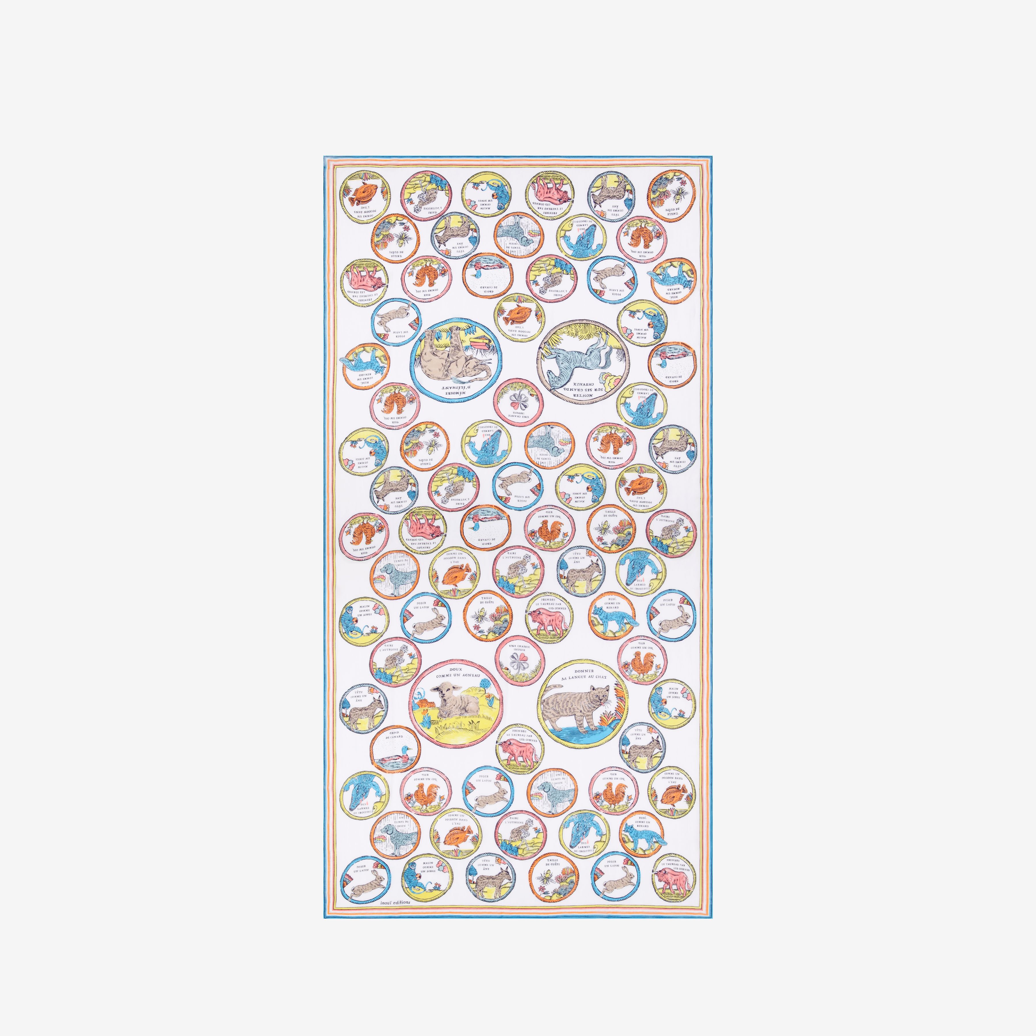 Schal 100 - Chance Inoui - Weiß