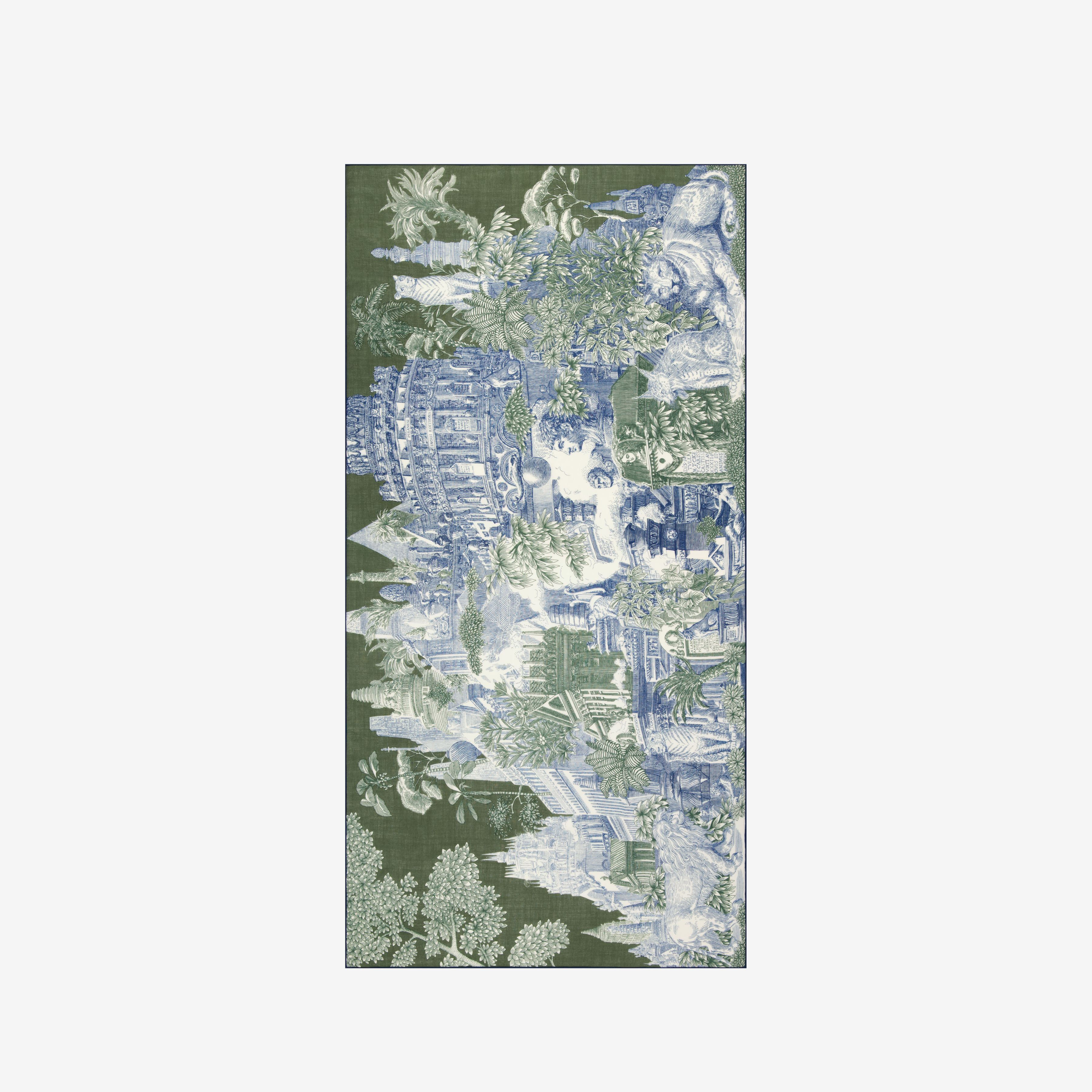Wool Scarf 100 - Piranesi - Khaki