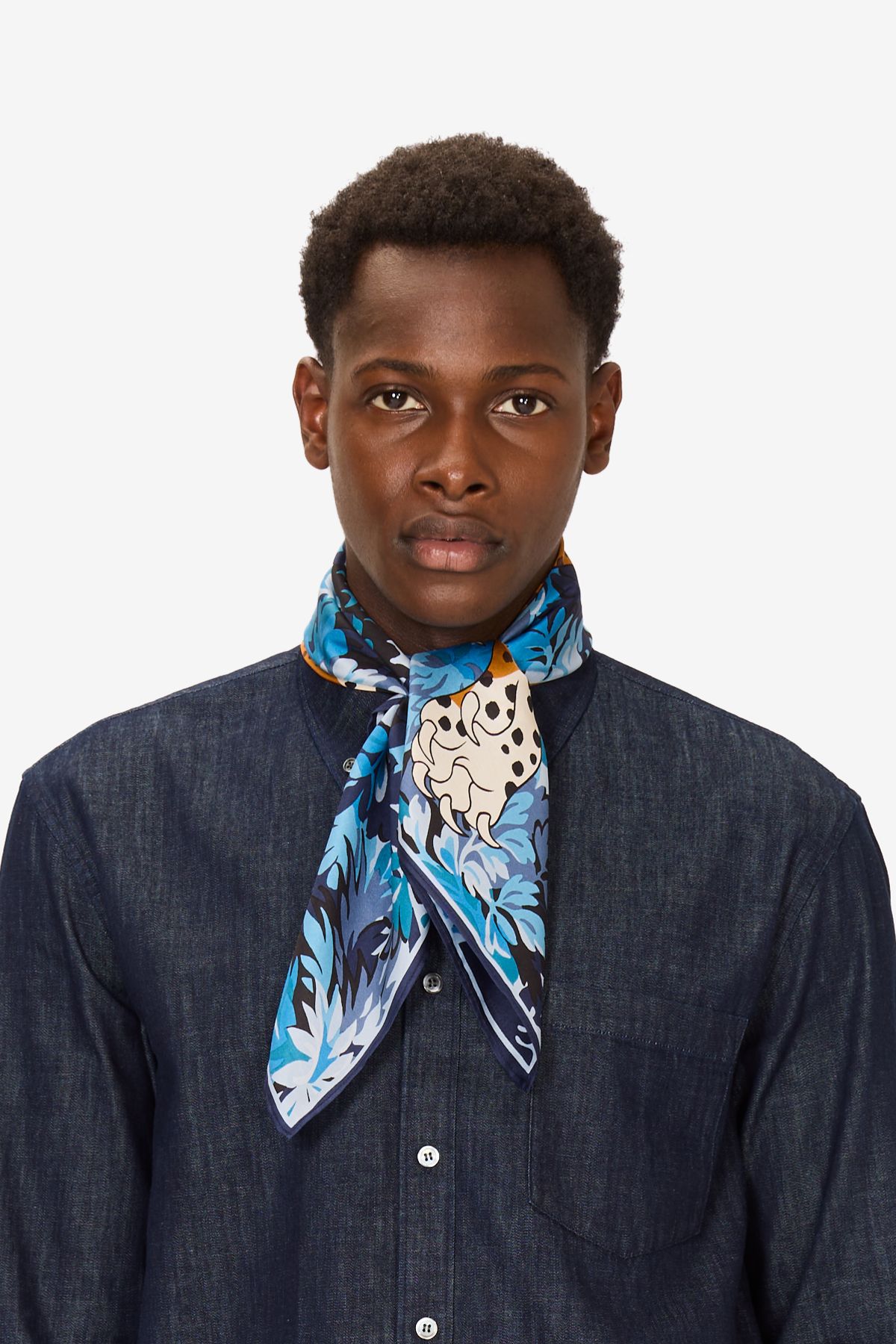 Carré 65 - Mike - Bleu