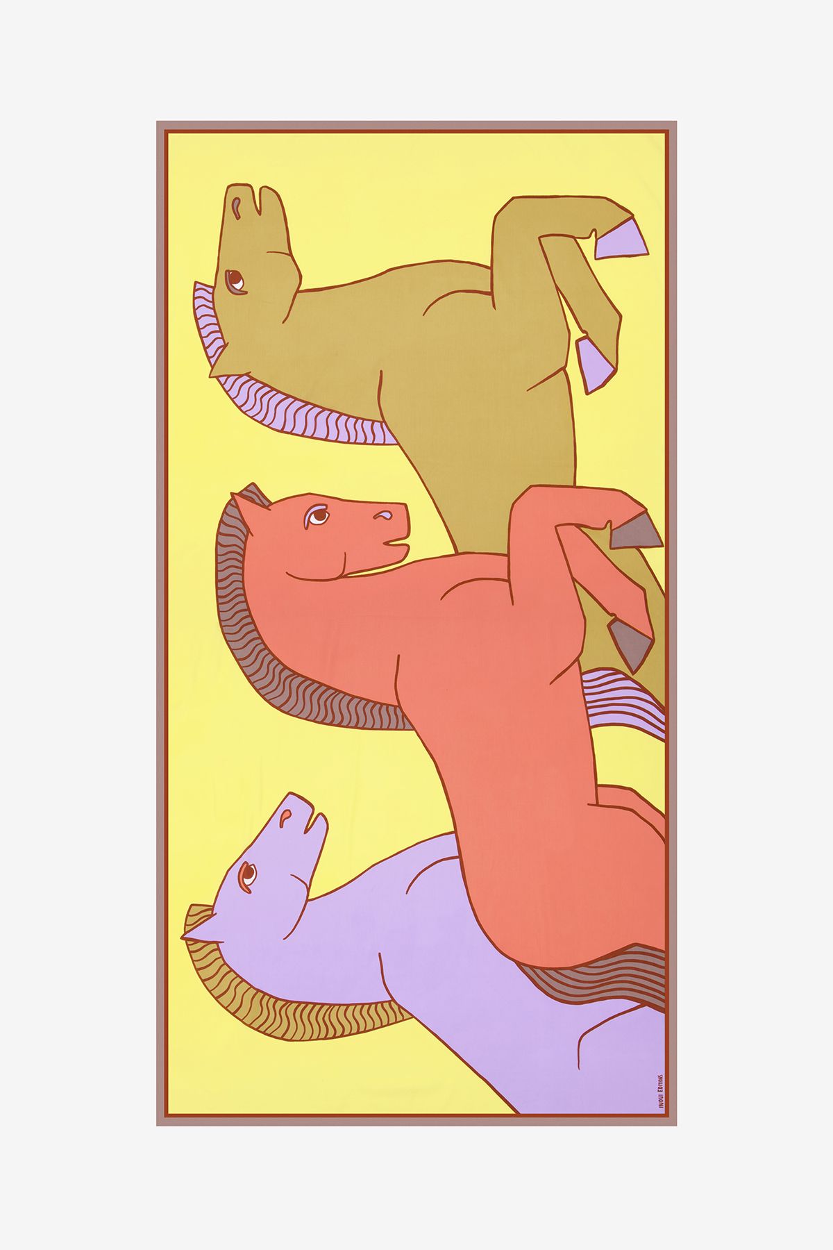 Écharpe 100 Coton - Cavale - Jaune