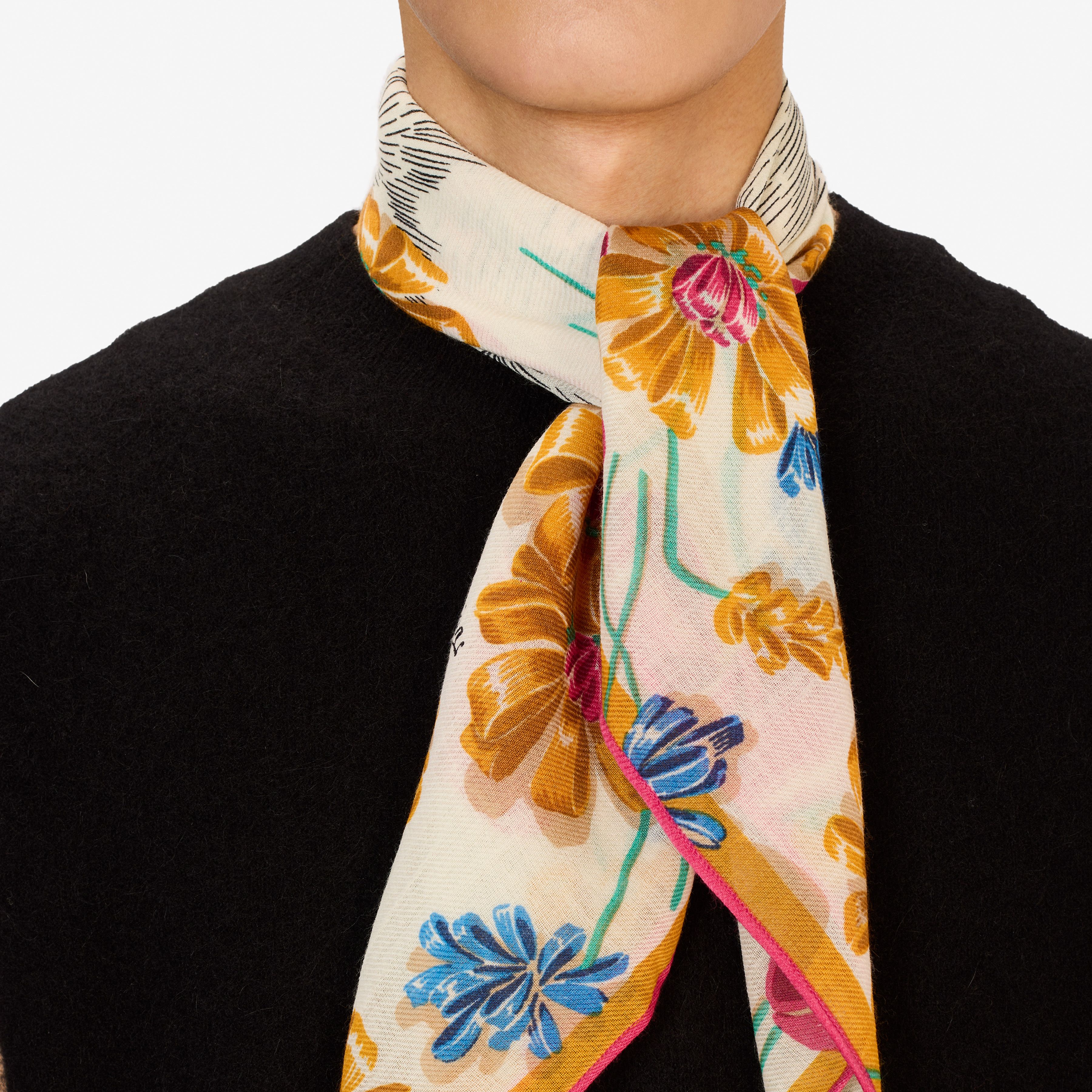 Quadratisches 70 - Toutou - Weiß