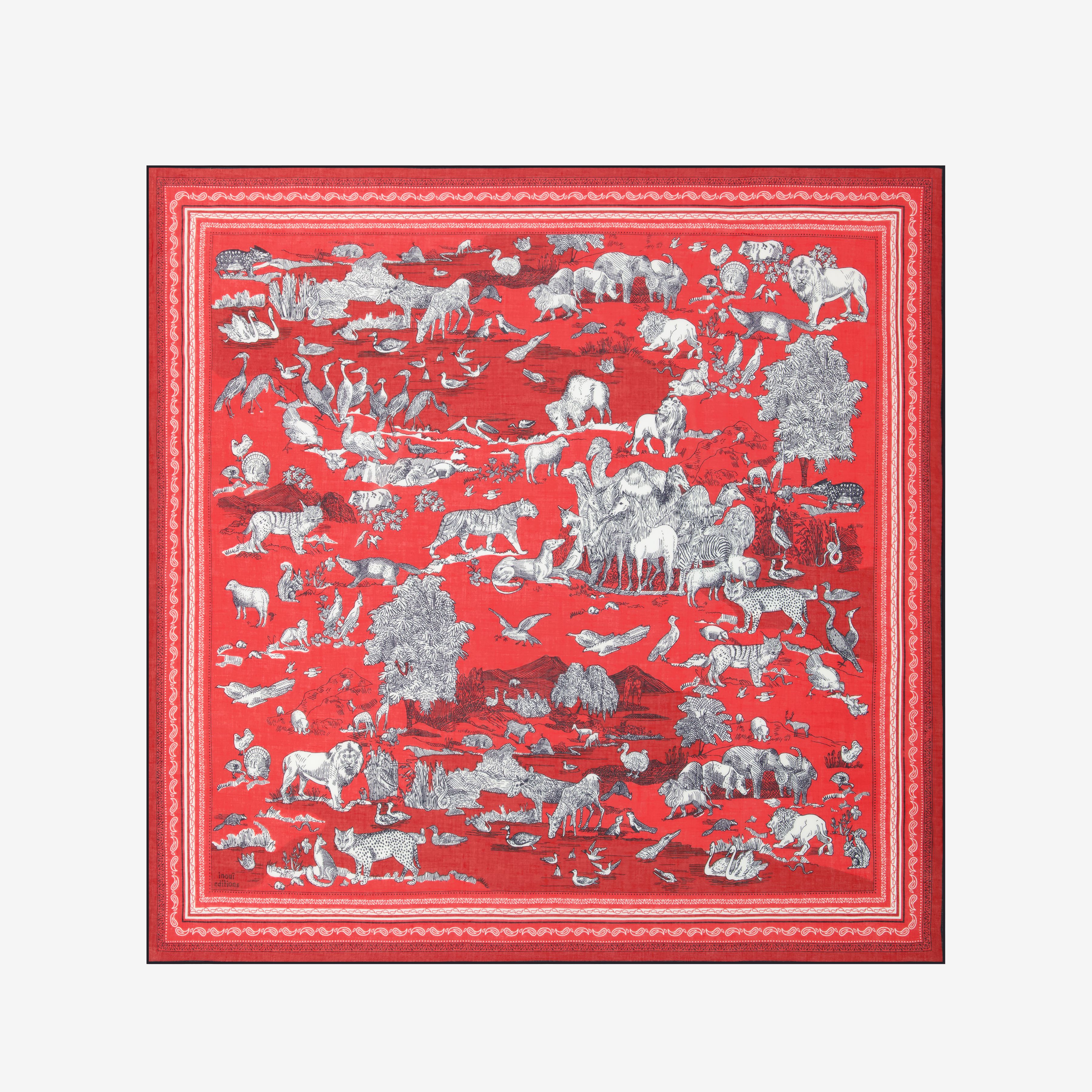 Square 130 - Reverie - Red