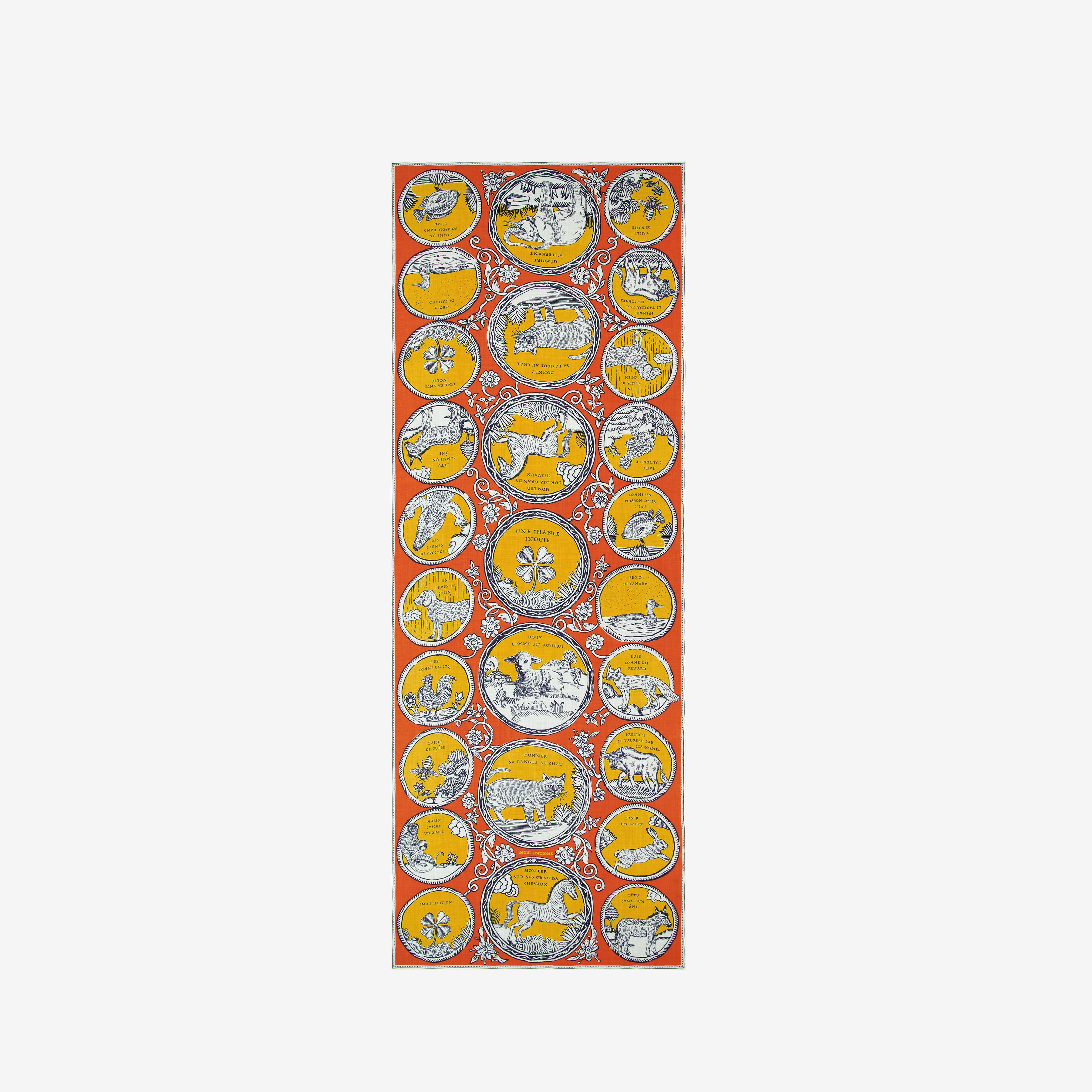 Scarf 70 - Chance Inoui - Orange
