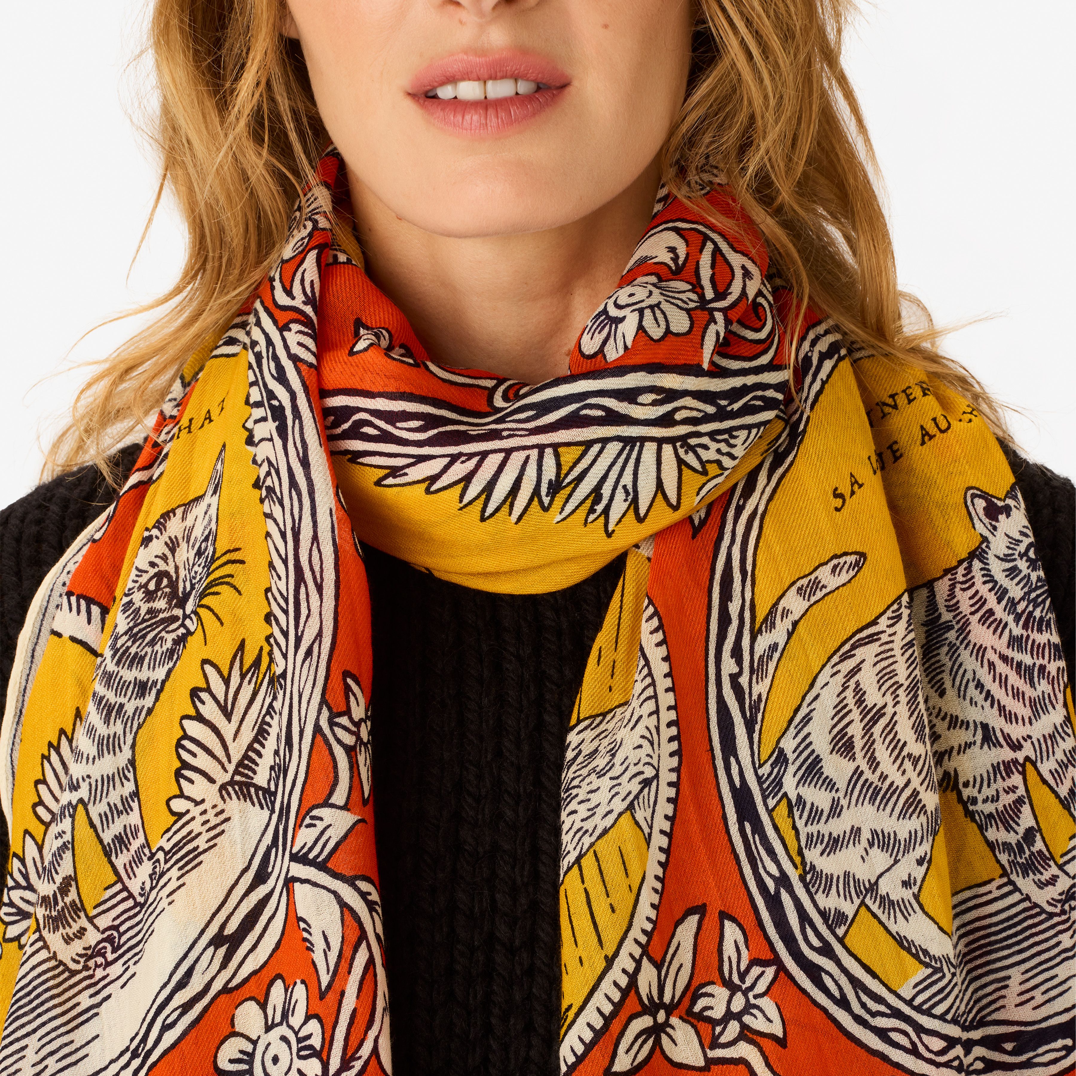 Scarf 70 - Chance Inoui - Orange