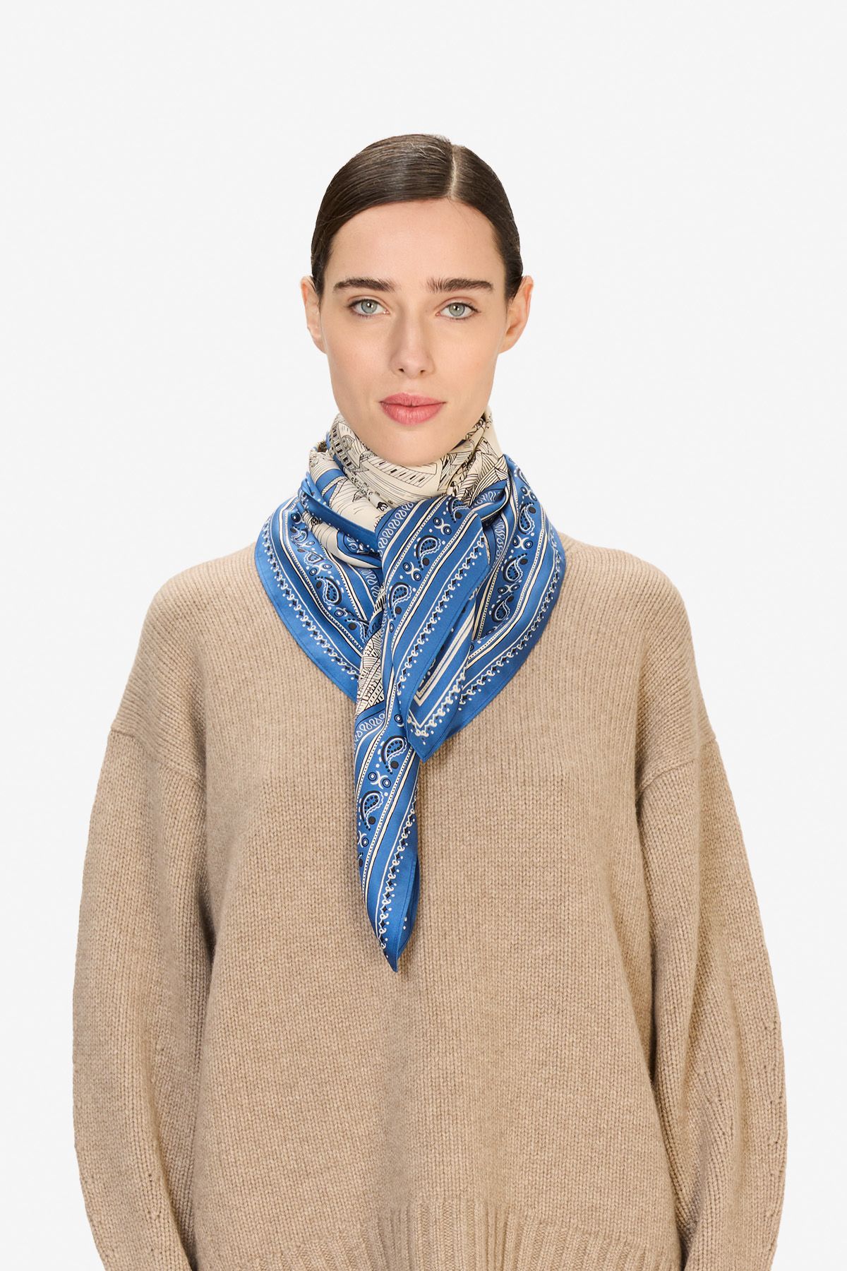 Carré 100 - Louvre - Bleu