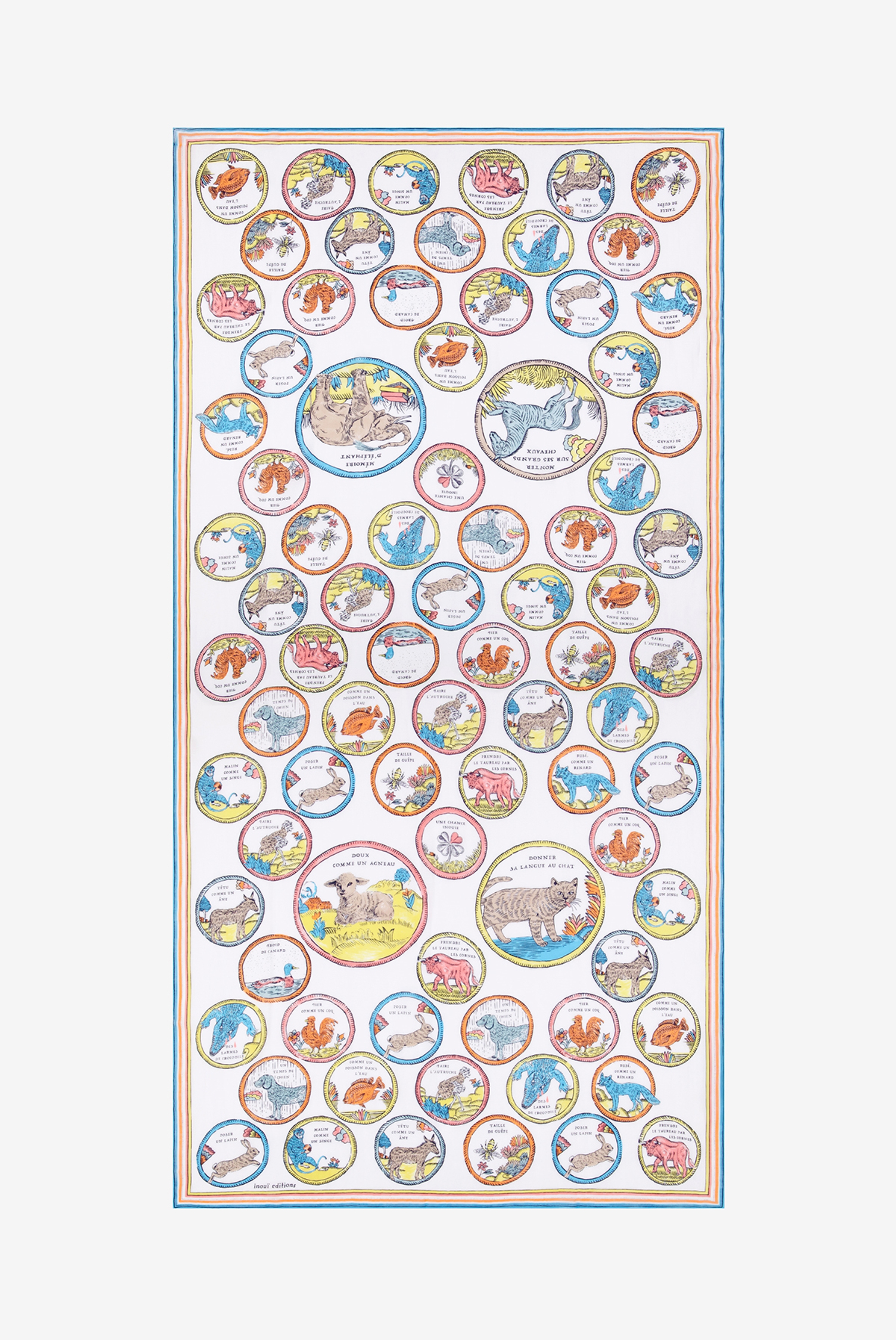 Écharpe 100 - Chance Inoui - Blanc