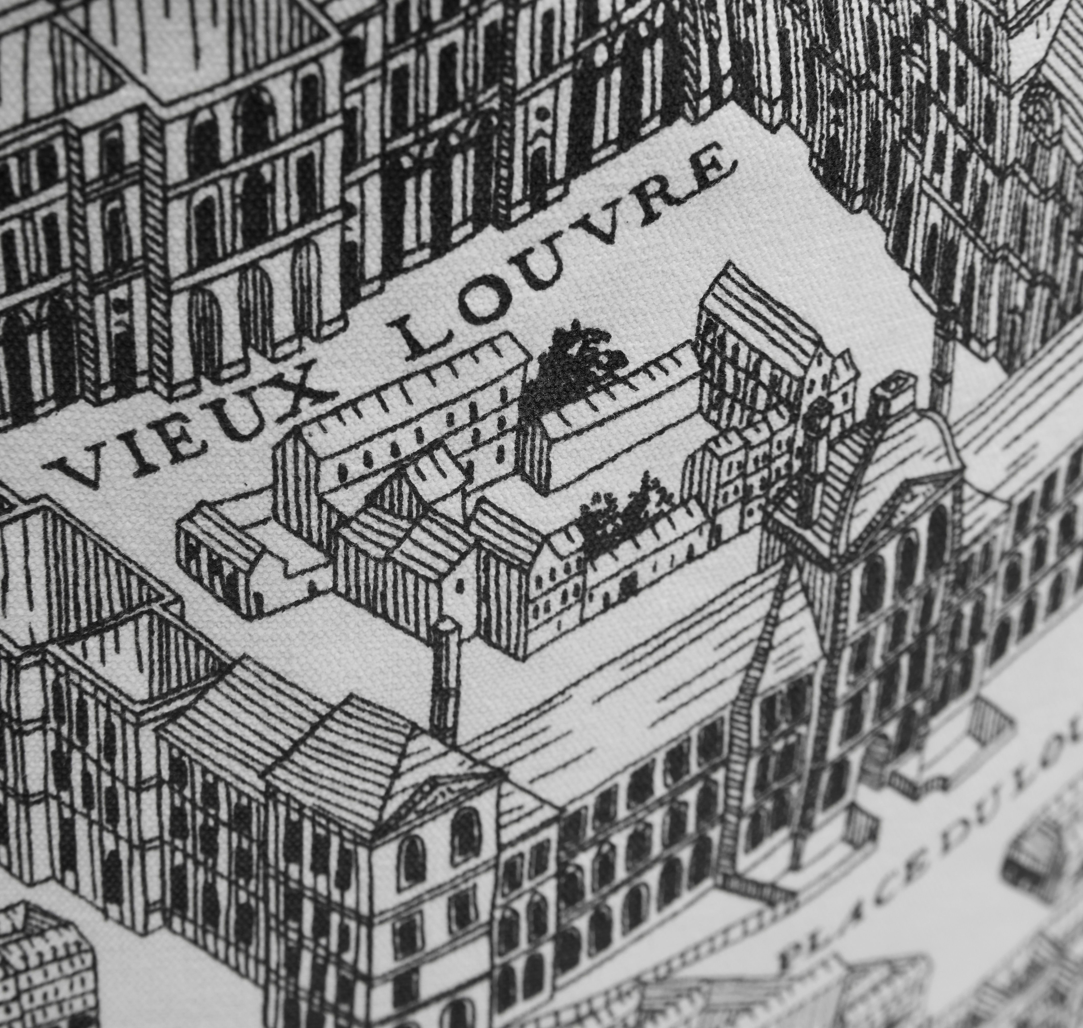 Totebag - Louvre - Black