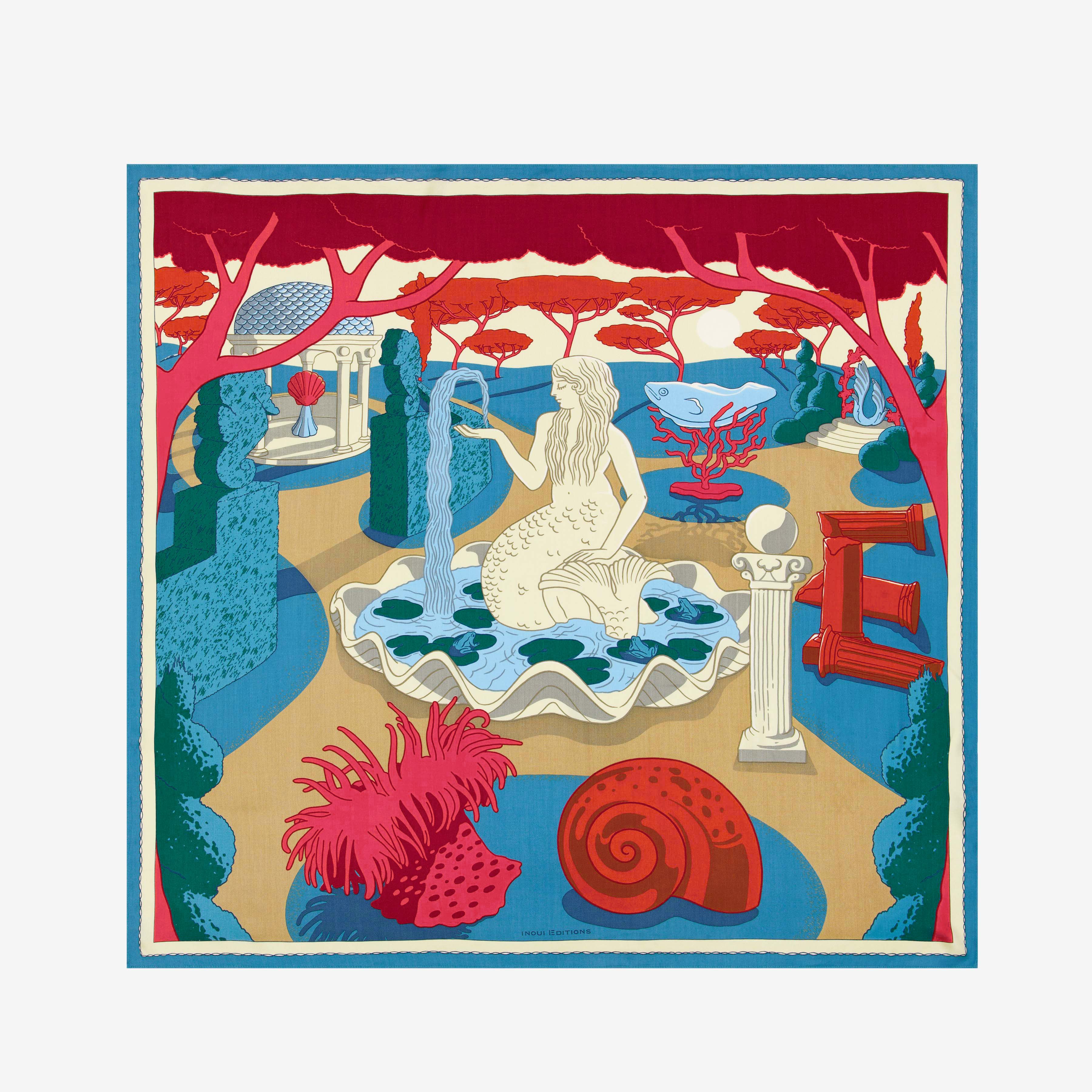 Carré 100 - Jardin - Rouge