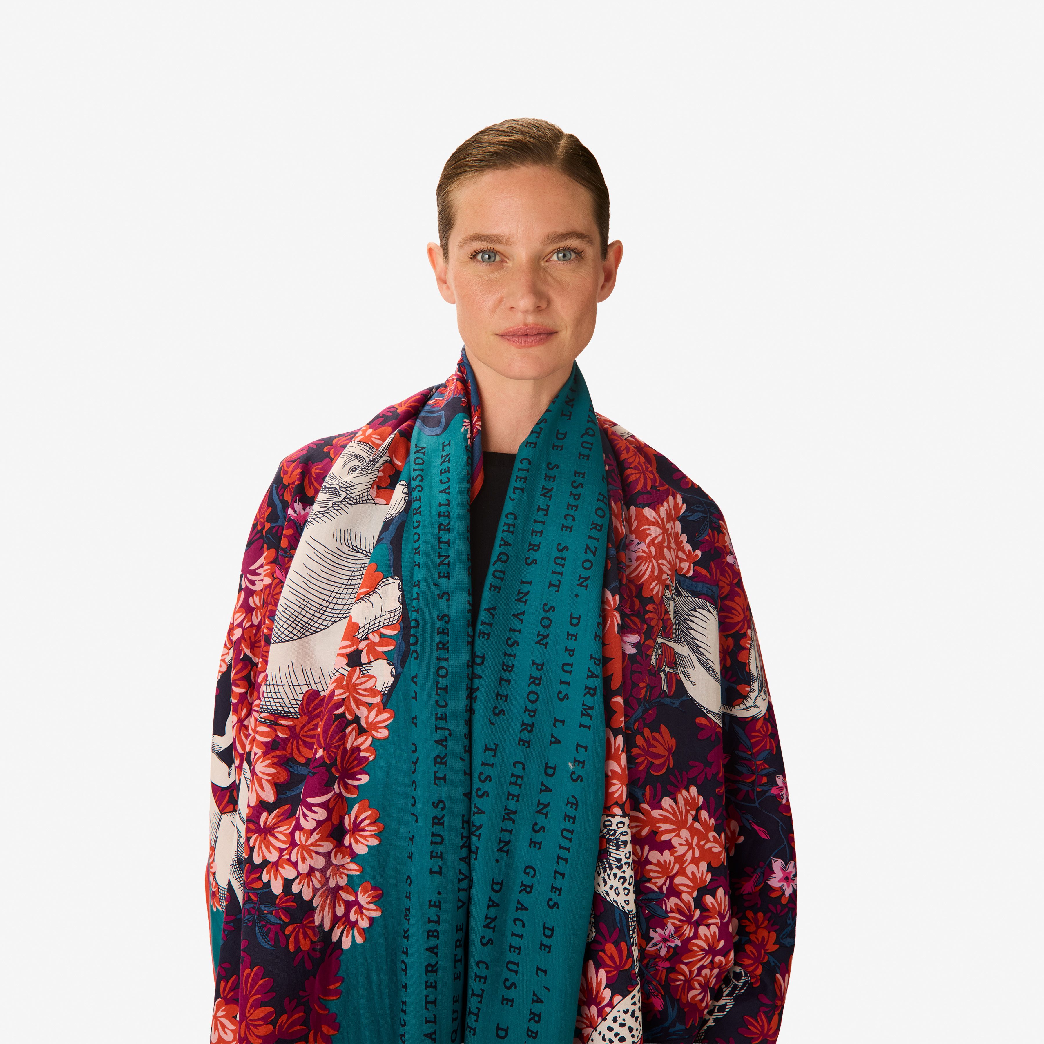 Scarf 100 - Bestiaire - Pink