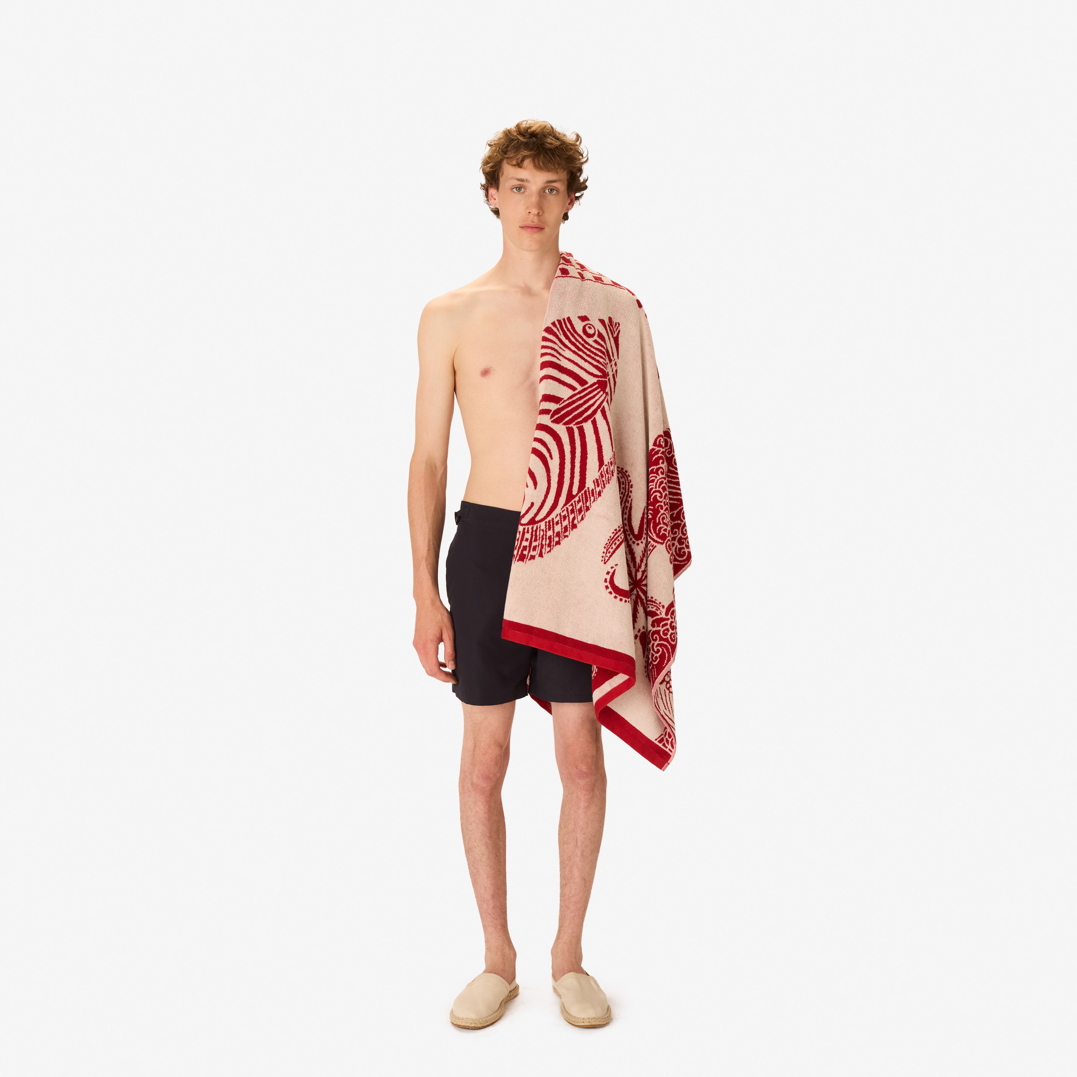 Beach Towel 100 - Poseidon - Red