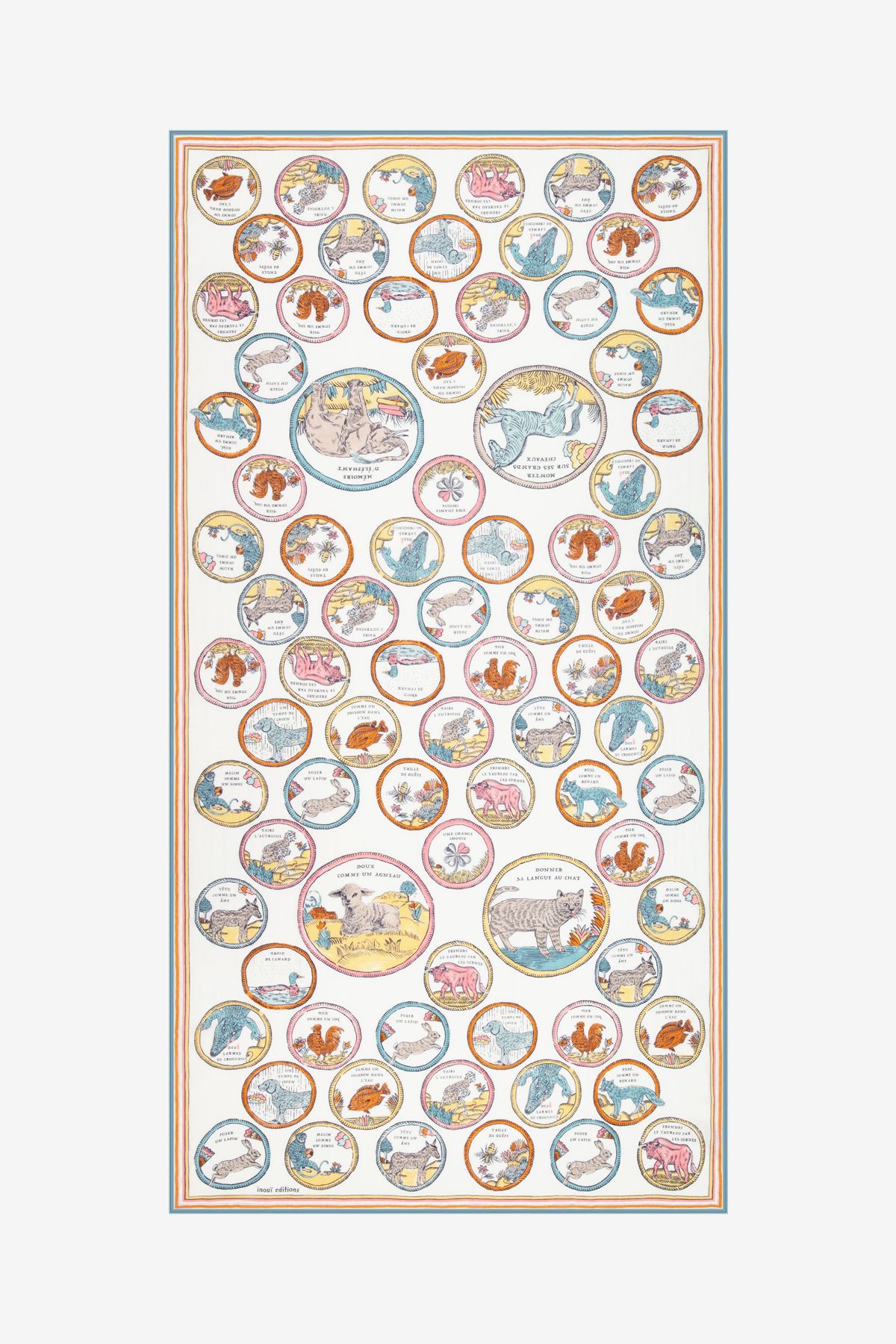 Écharpe 100 - Chance Inoui - Blanc