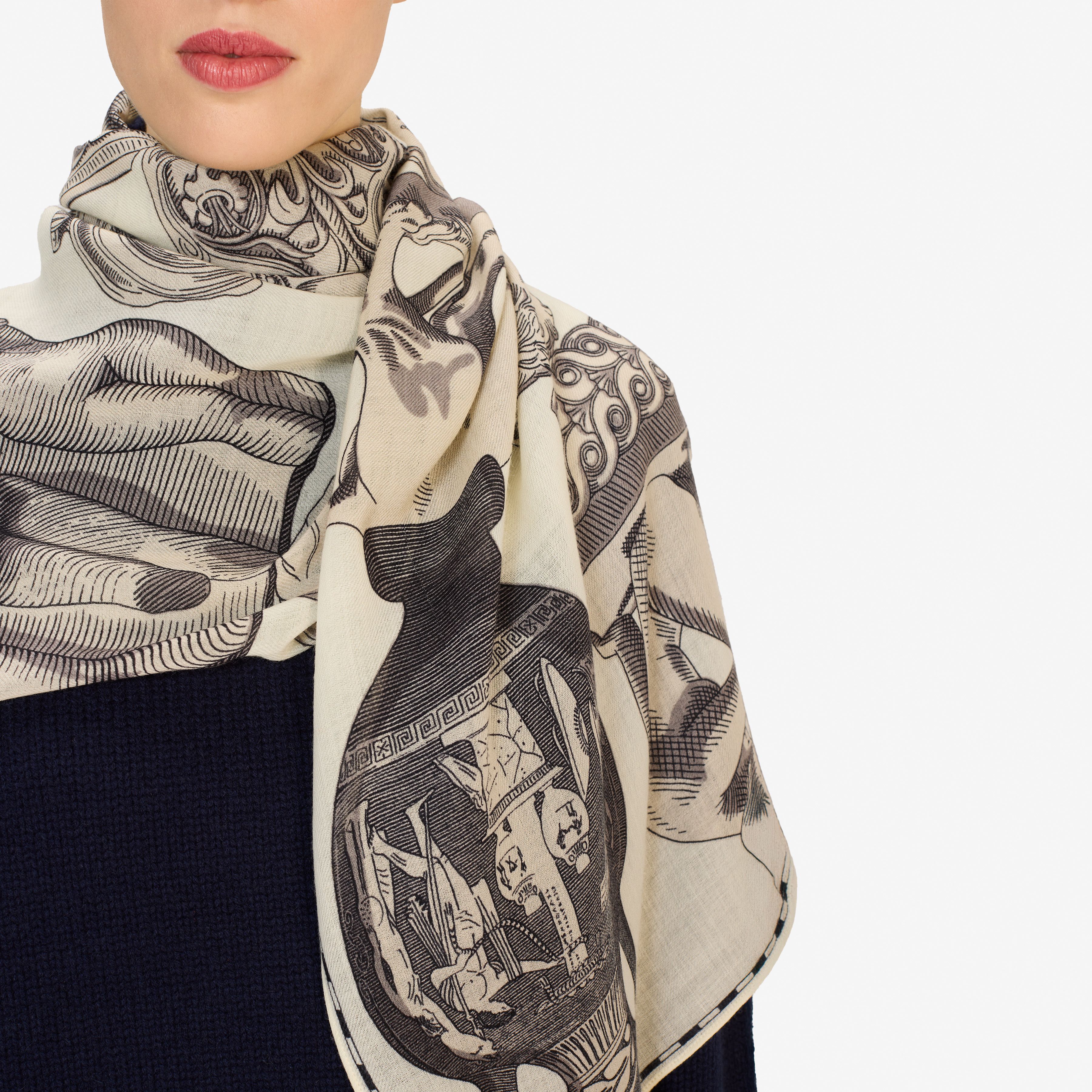 Scarf 80 - Archives - White