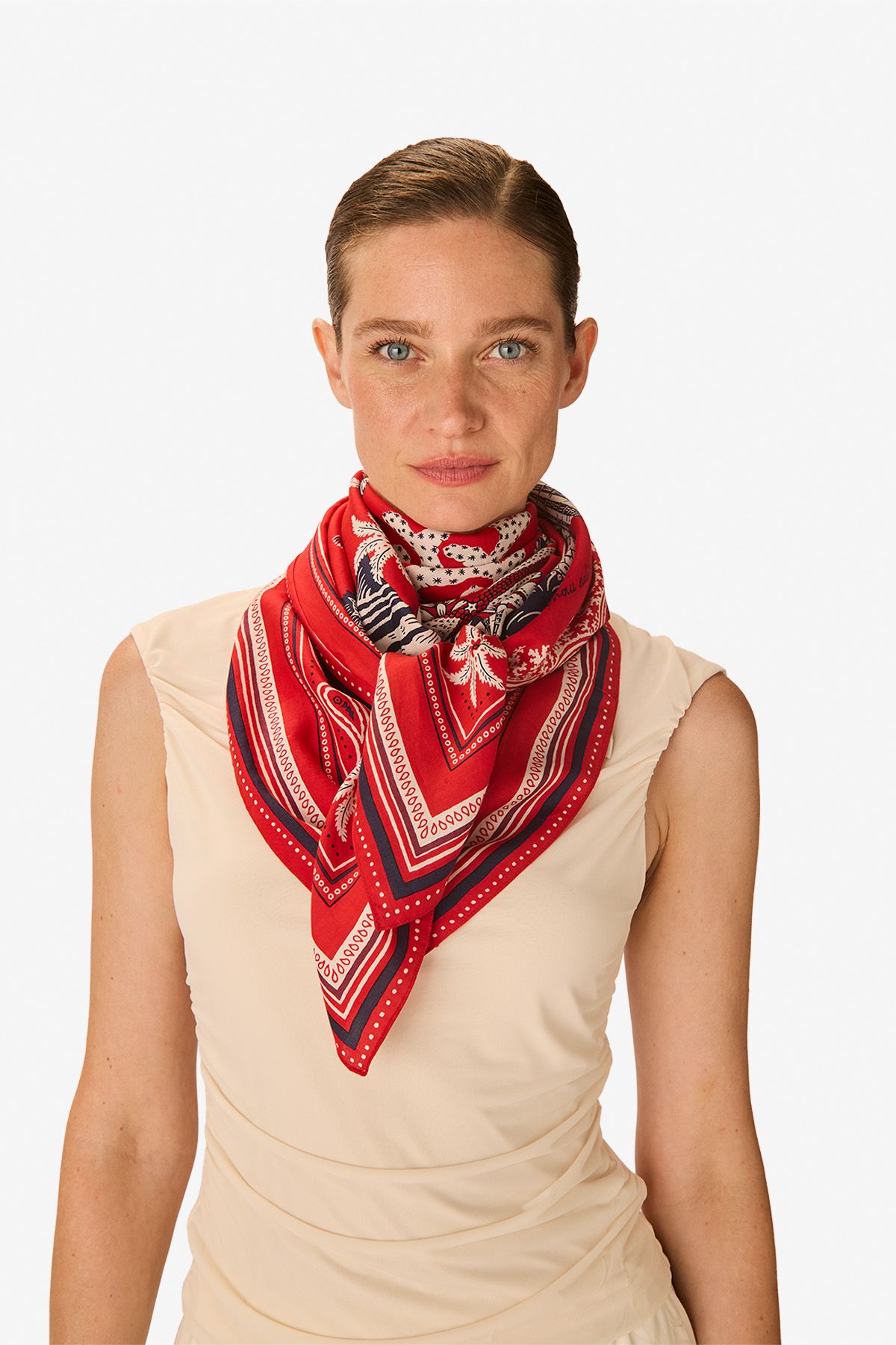 Carré 100 - Neptune - Rouge