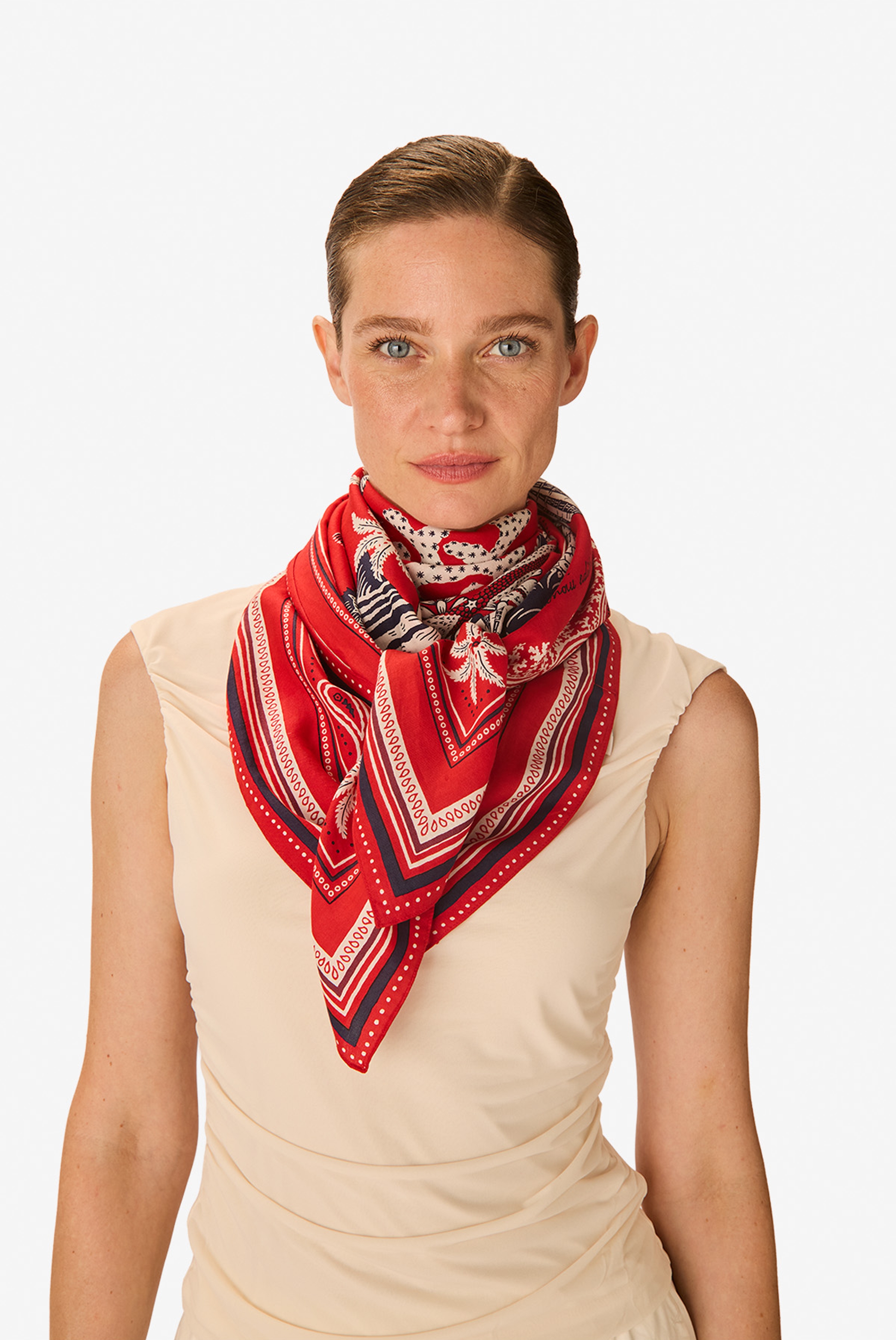 Carré 100 - Neptune - Rouge