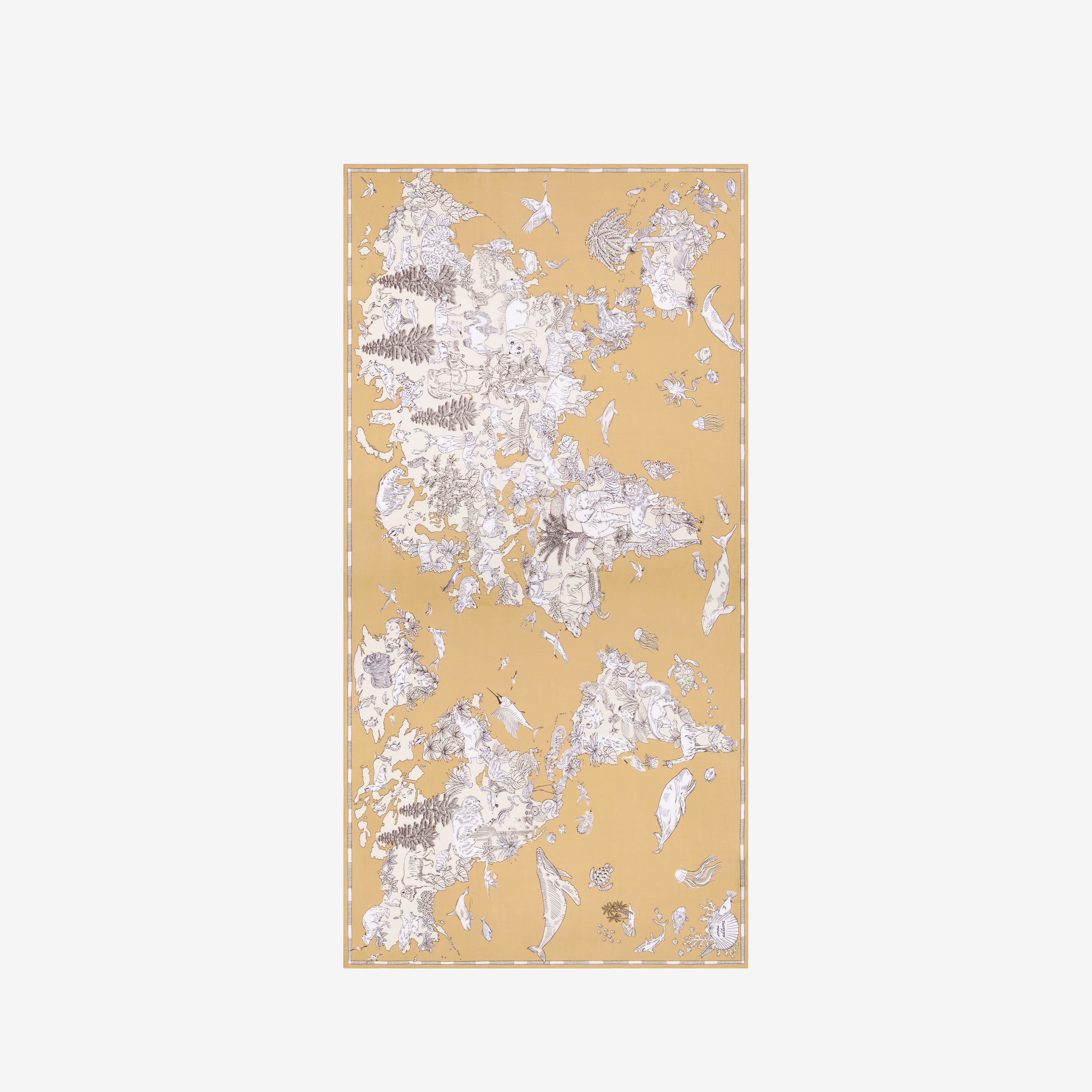 Schal 100 - Atlas - Beige