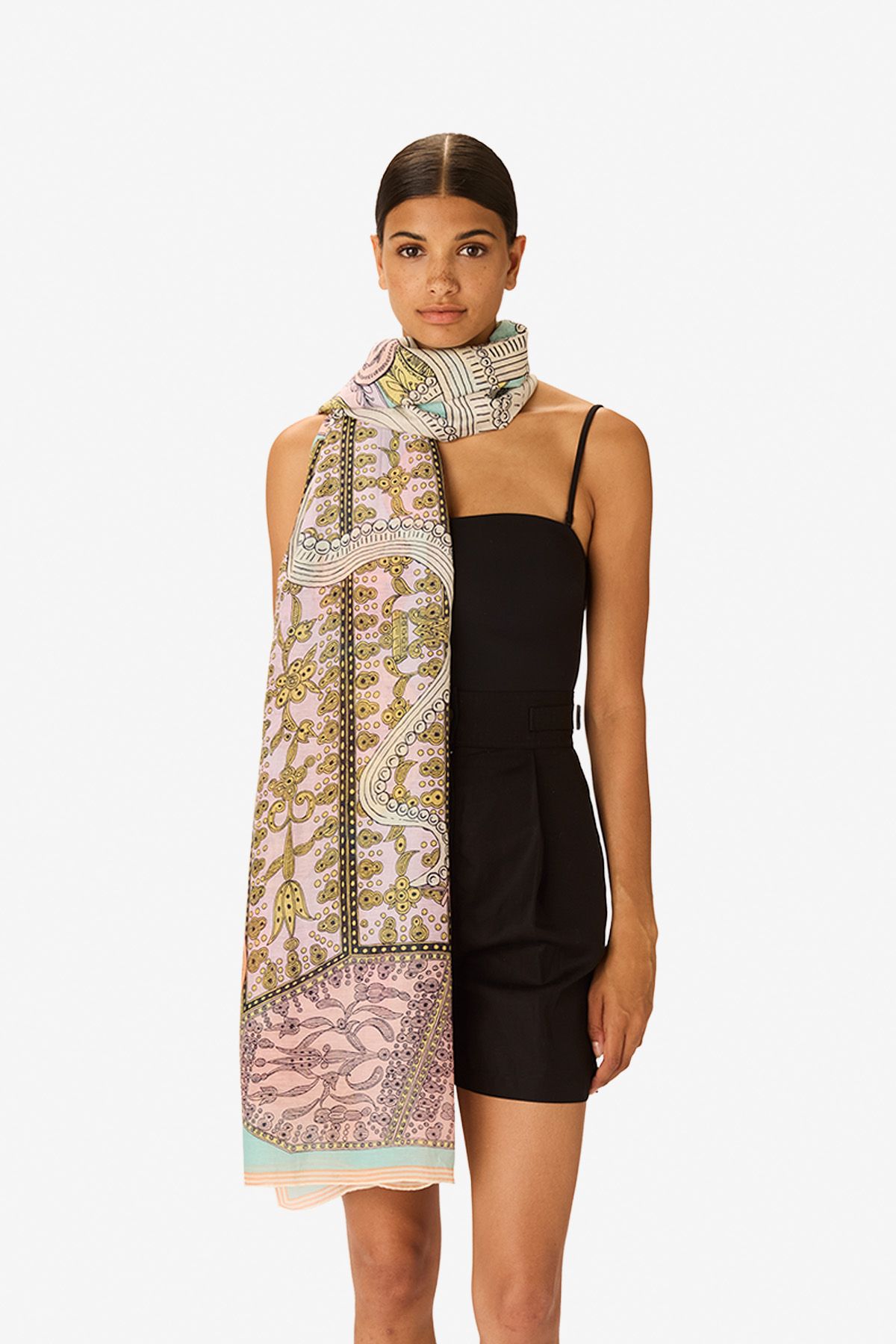 Écharpe 100 - Octopus - Turquoise