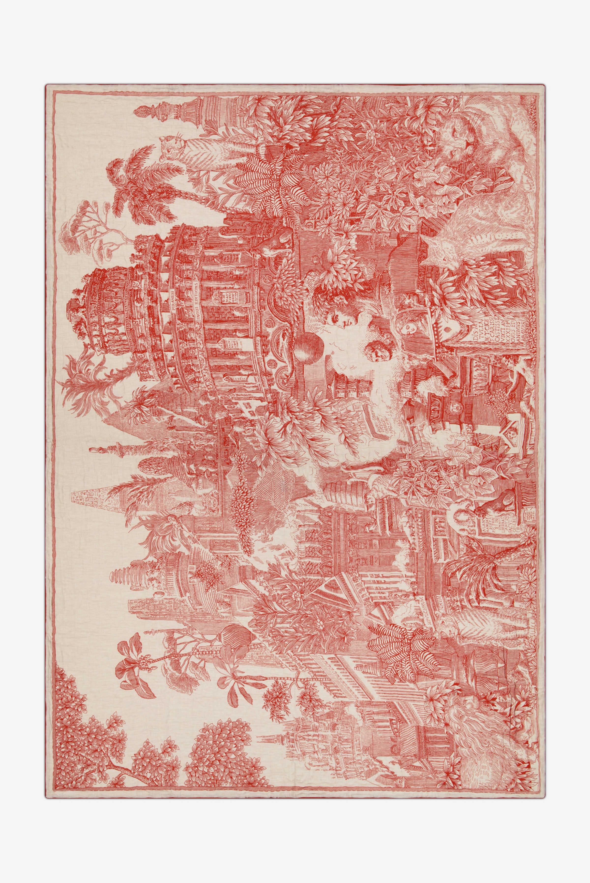 Edredon 140 - Piranesi - Rouge