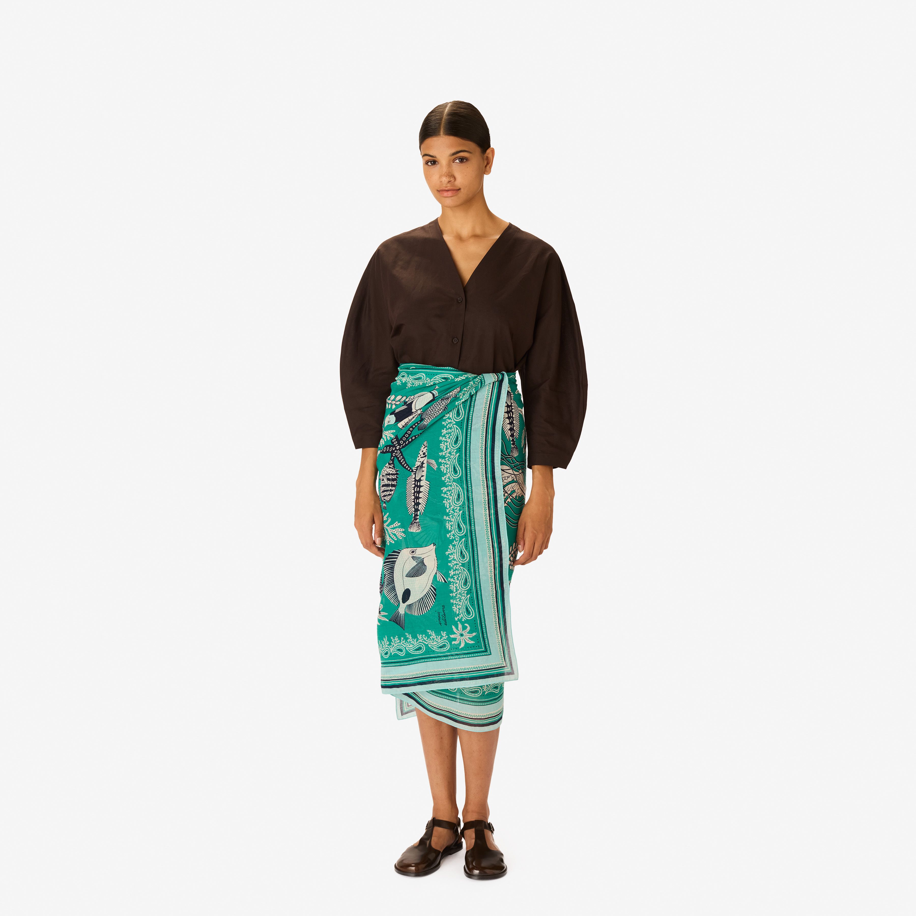 Scarf 100 - Neptune - Turquoise