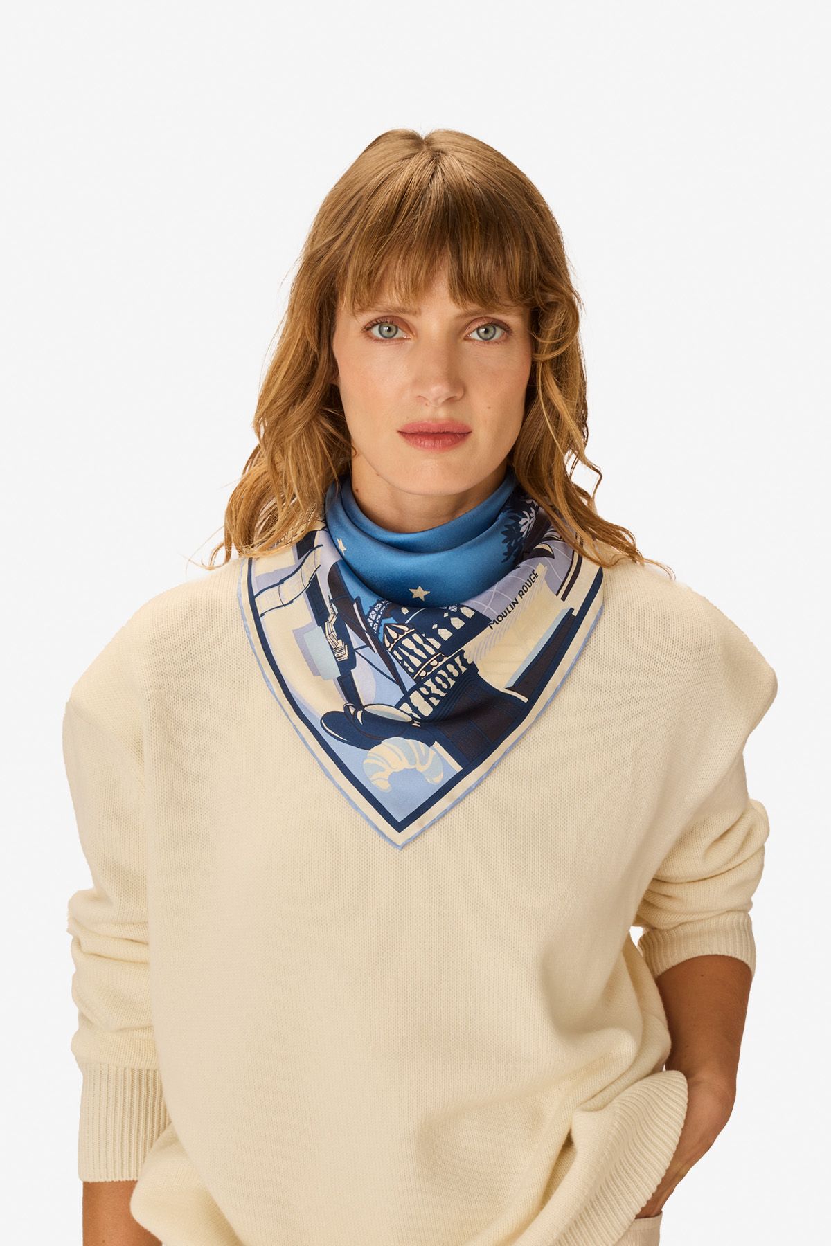 Carré 70 - J'Aime Paris - Bleu