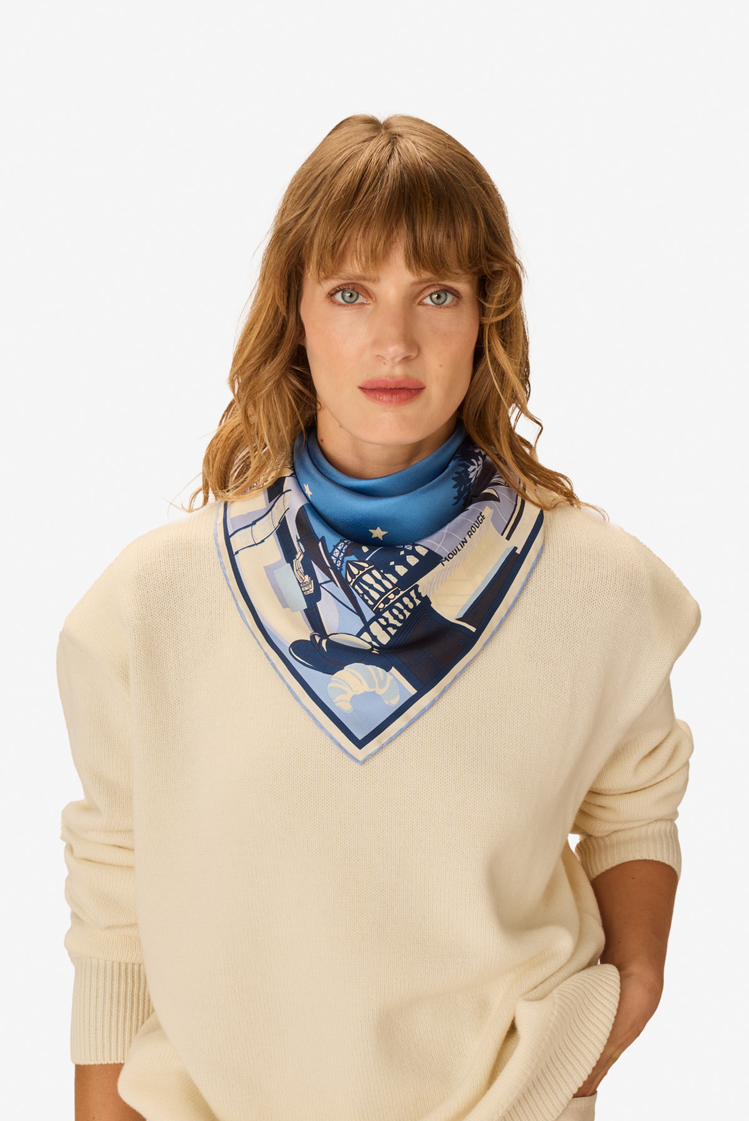 Carré 70 - J'Aime Paris - Bleu