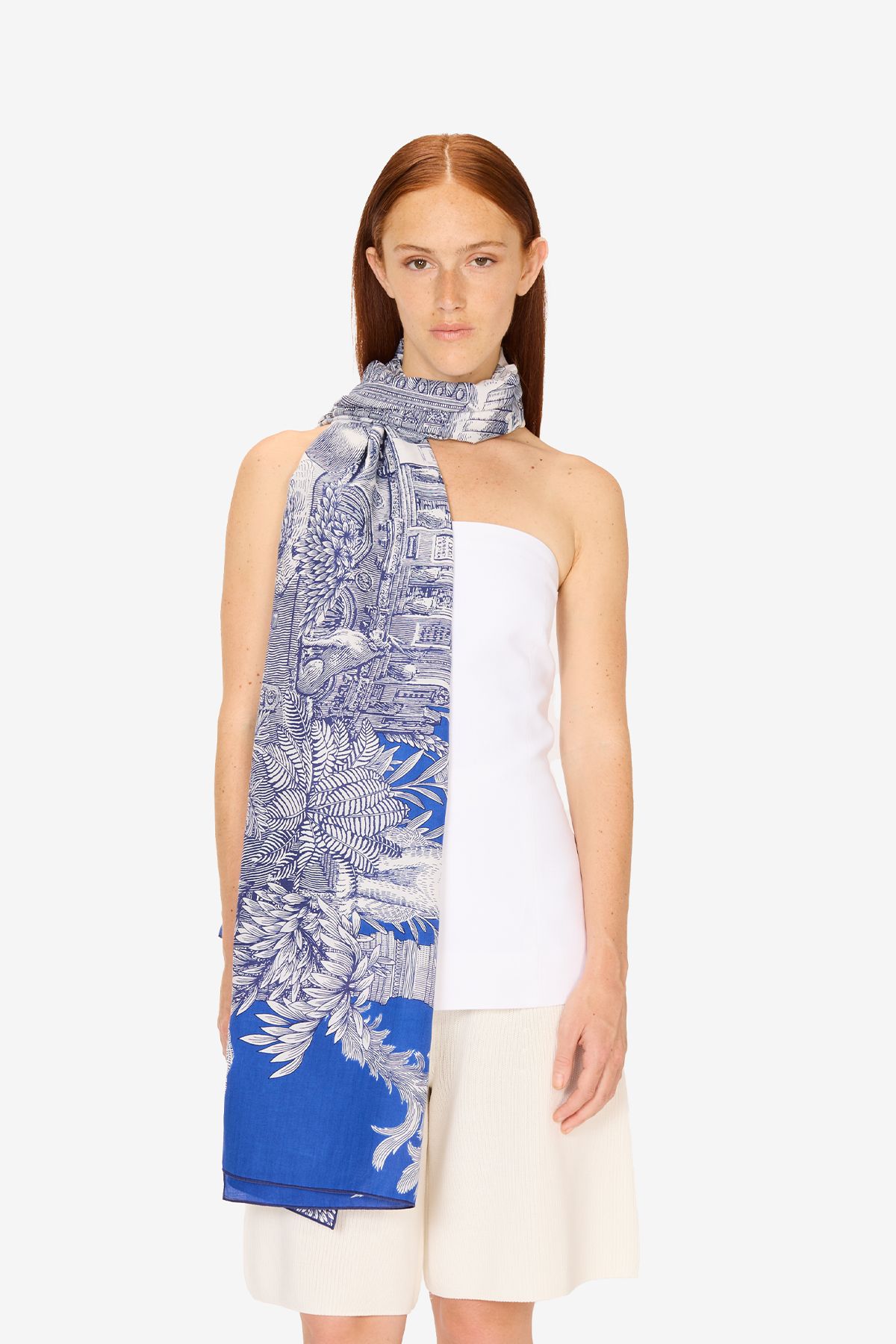 Écharpe  100 - Piranesi - Bleu