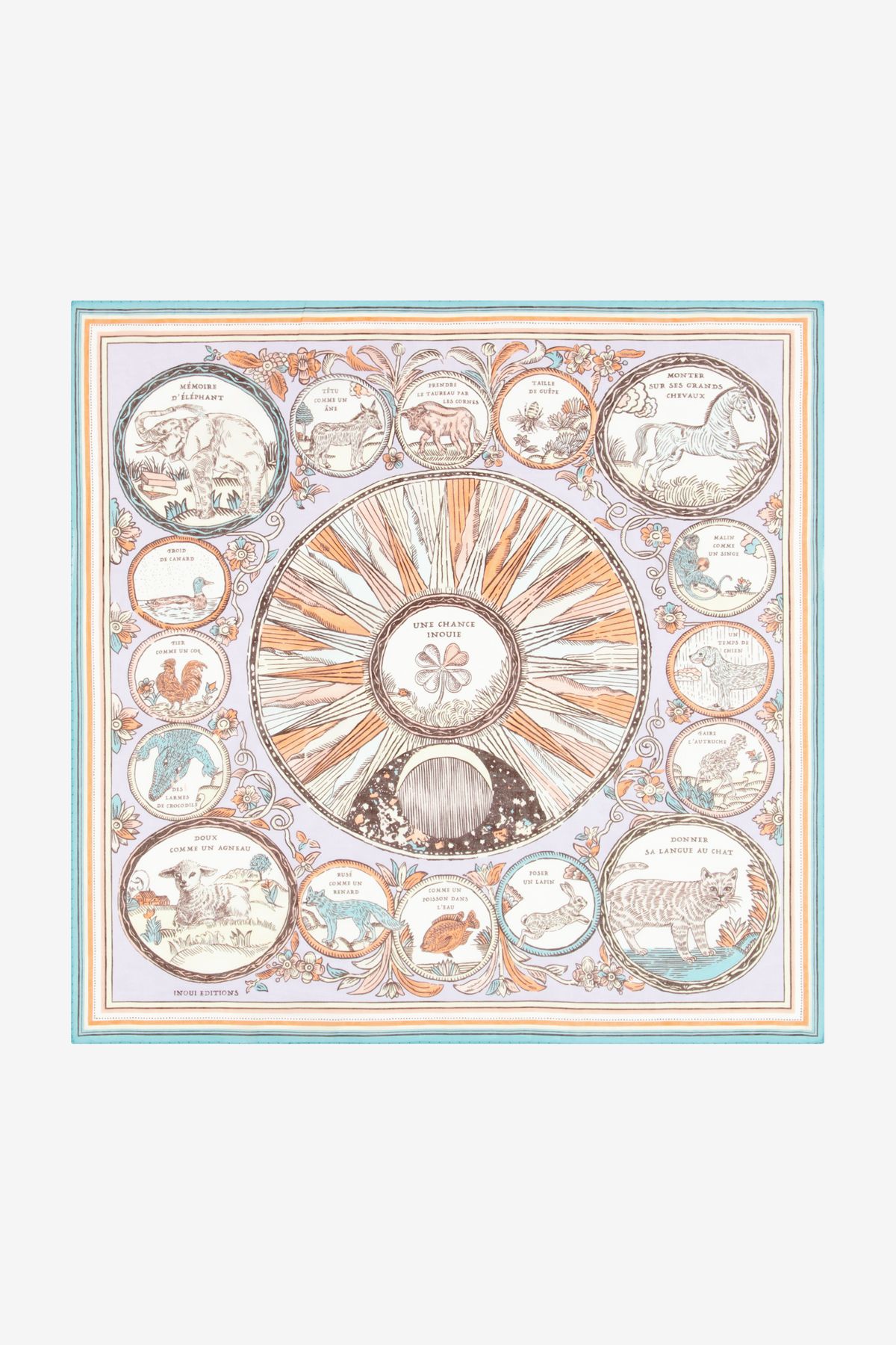 Carré 70 Coton - Chance Inoui - Parme