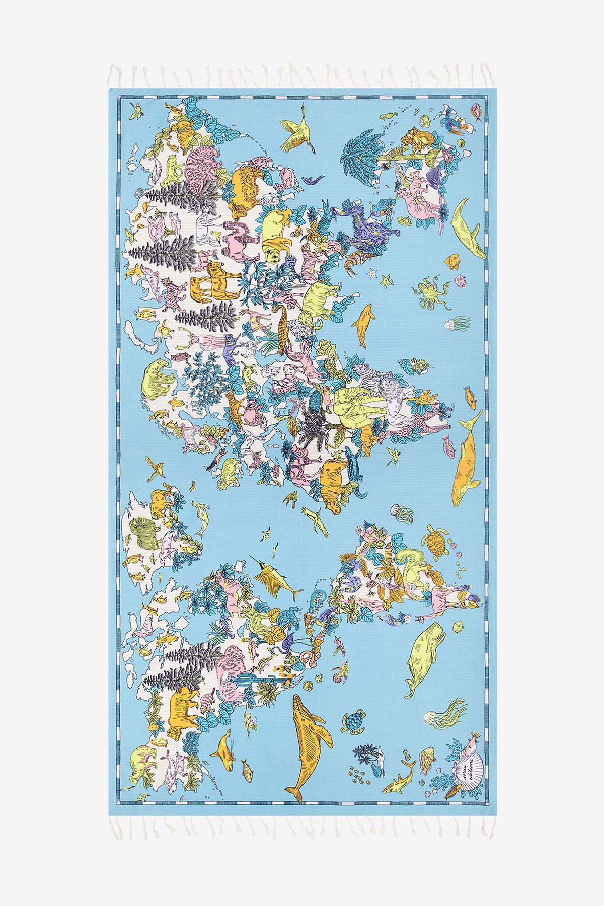 Fouta 100 - Atlas - Bleu