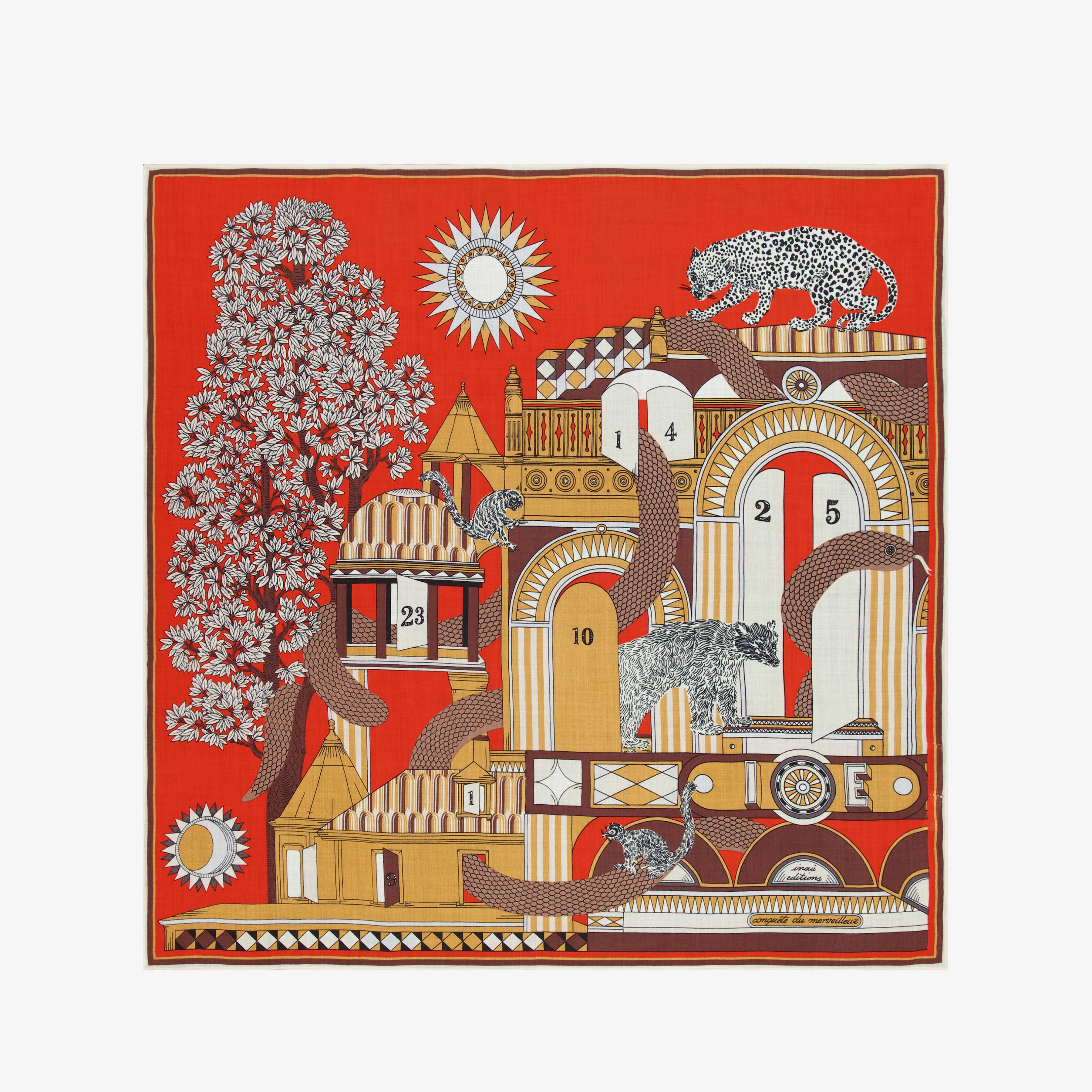 Square 100 - Nicolas - Red