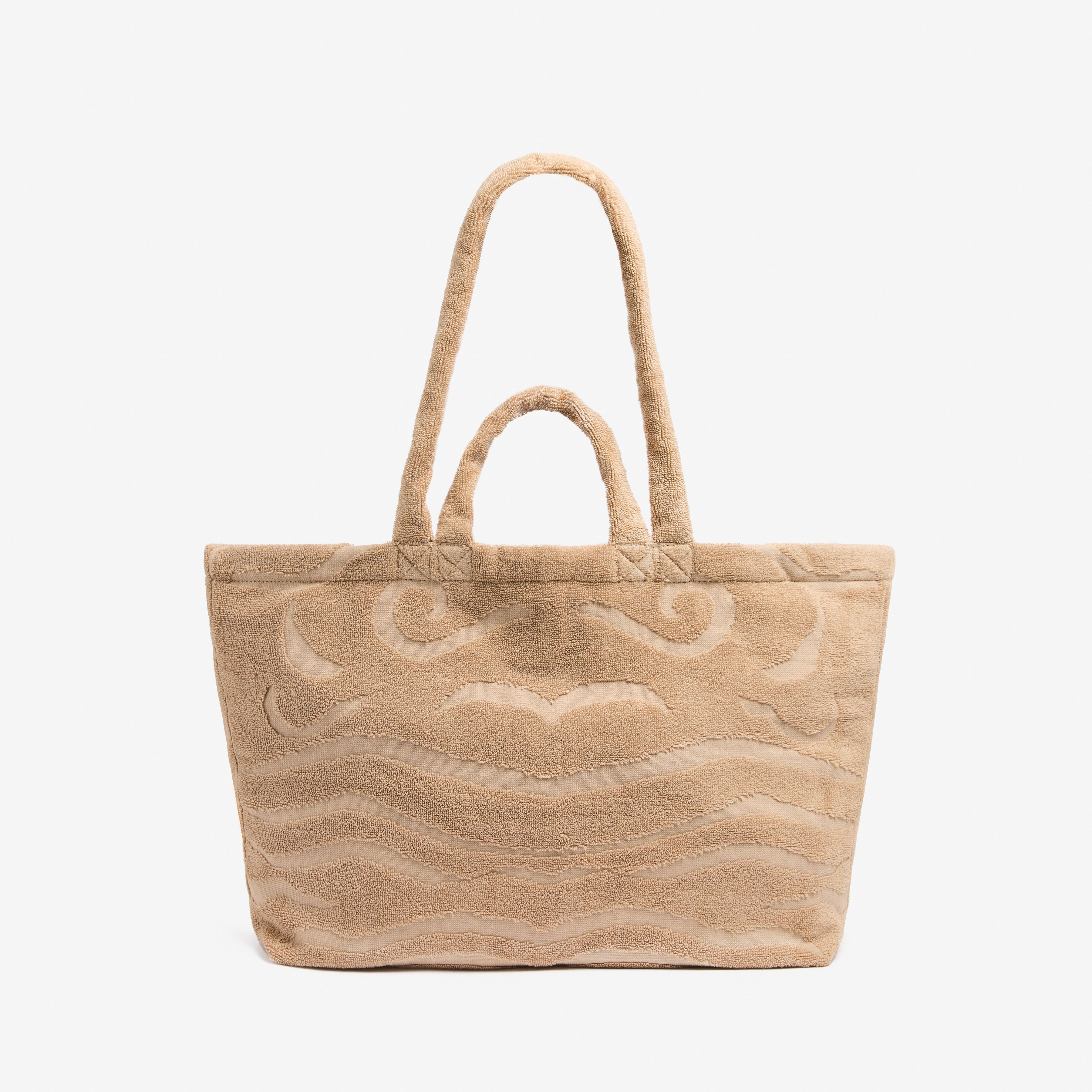 Borsa Terry Maxi Shopper - Baldo - Sabbia