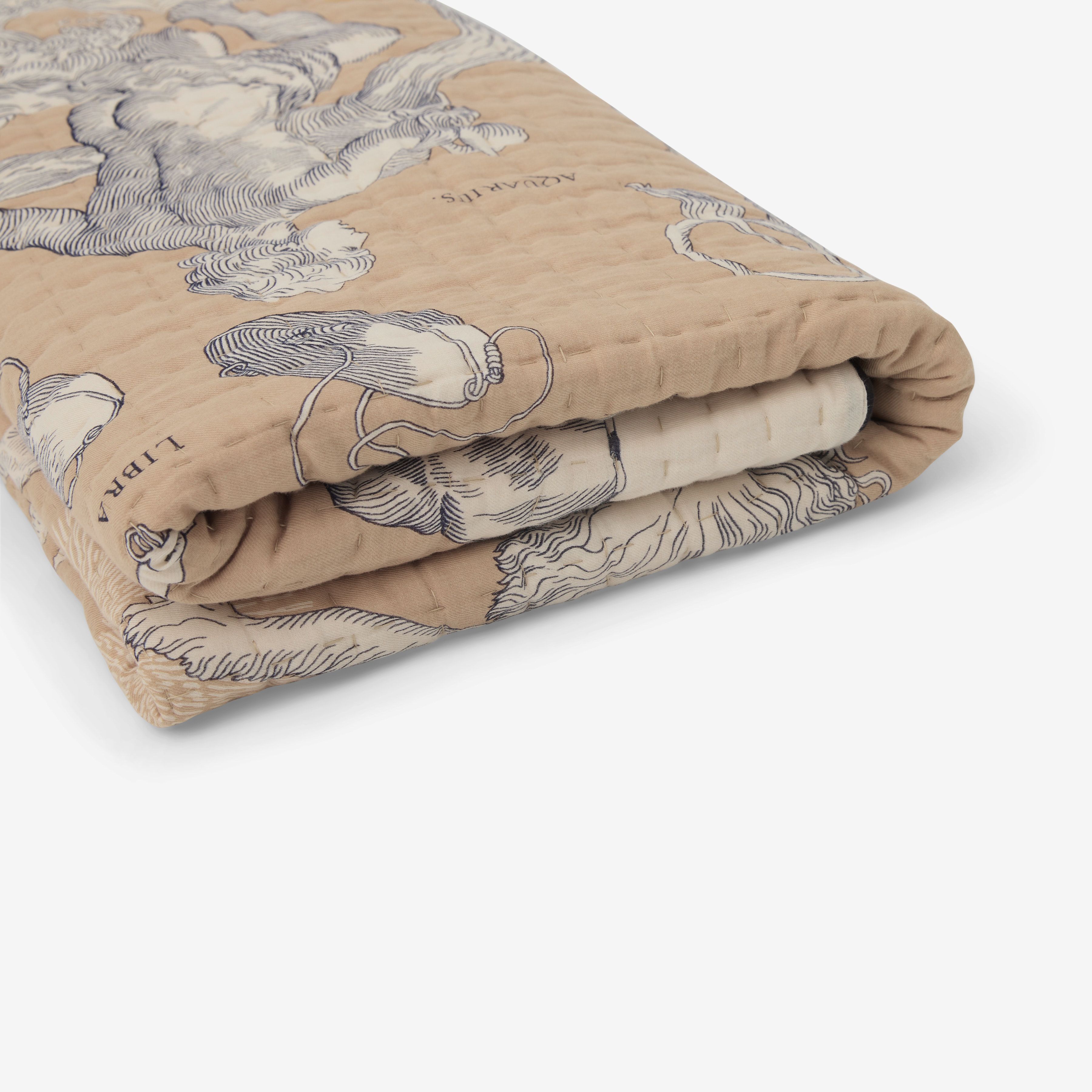 Quilted Cover 140 - Astrologie - Beige