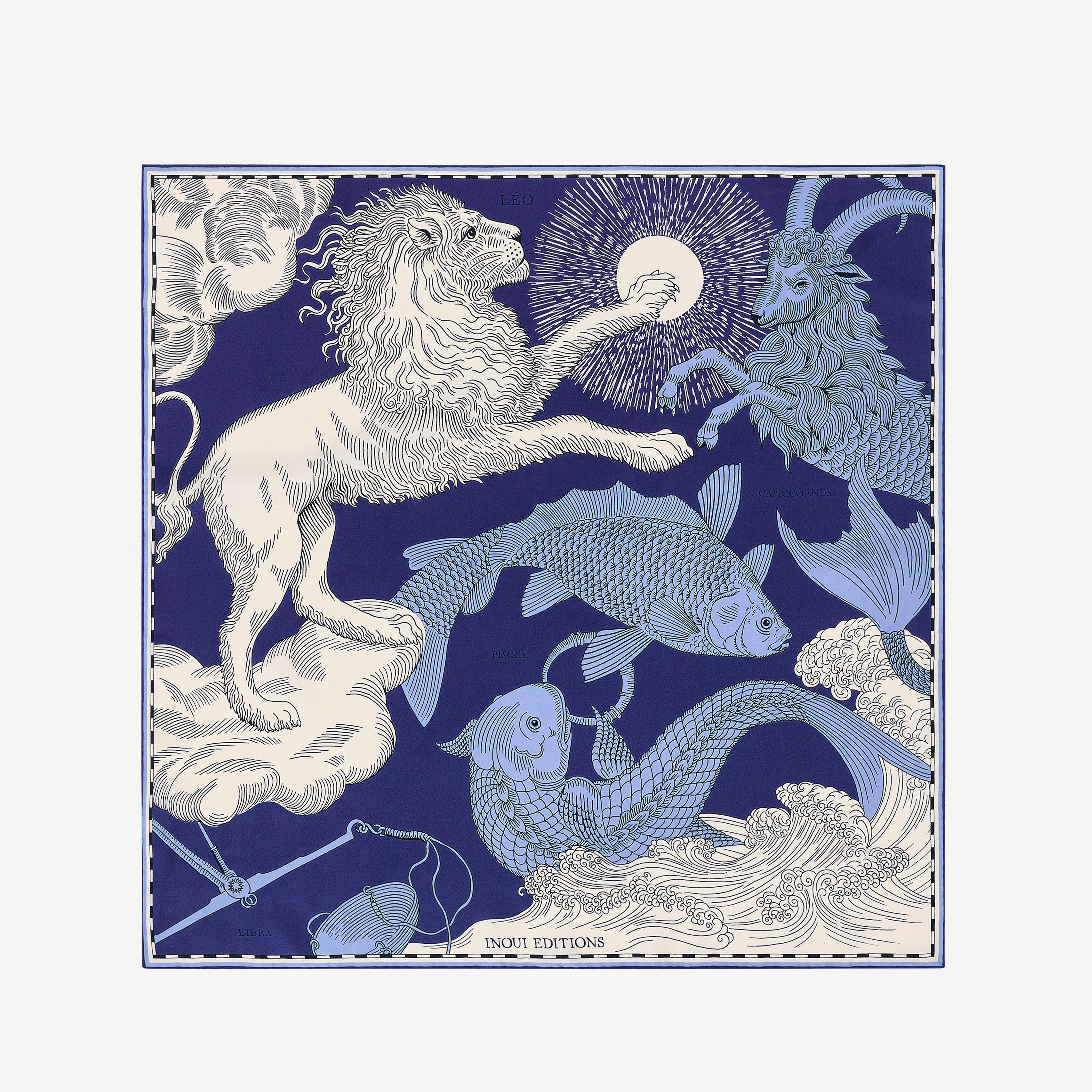 Carré 65 - Astro Leo - Bleu