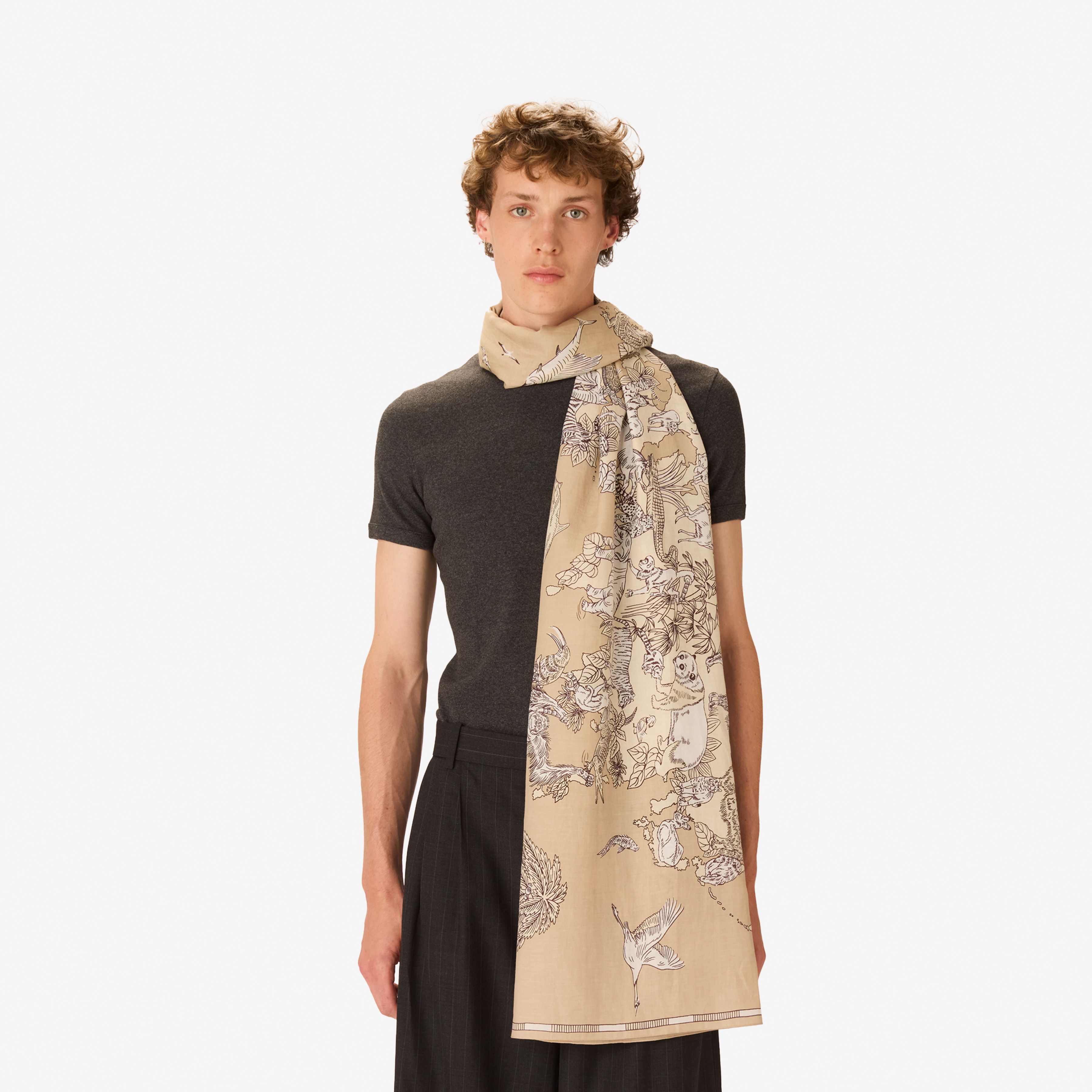 Schal 100 - Atlas - Natürlich