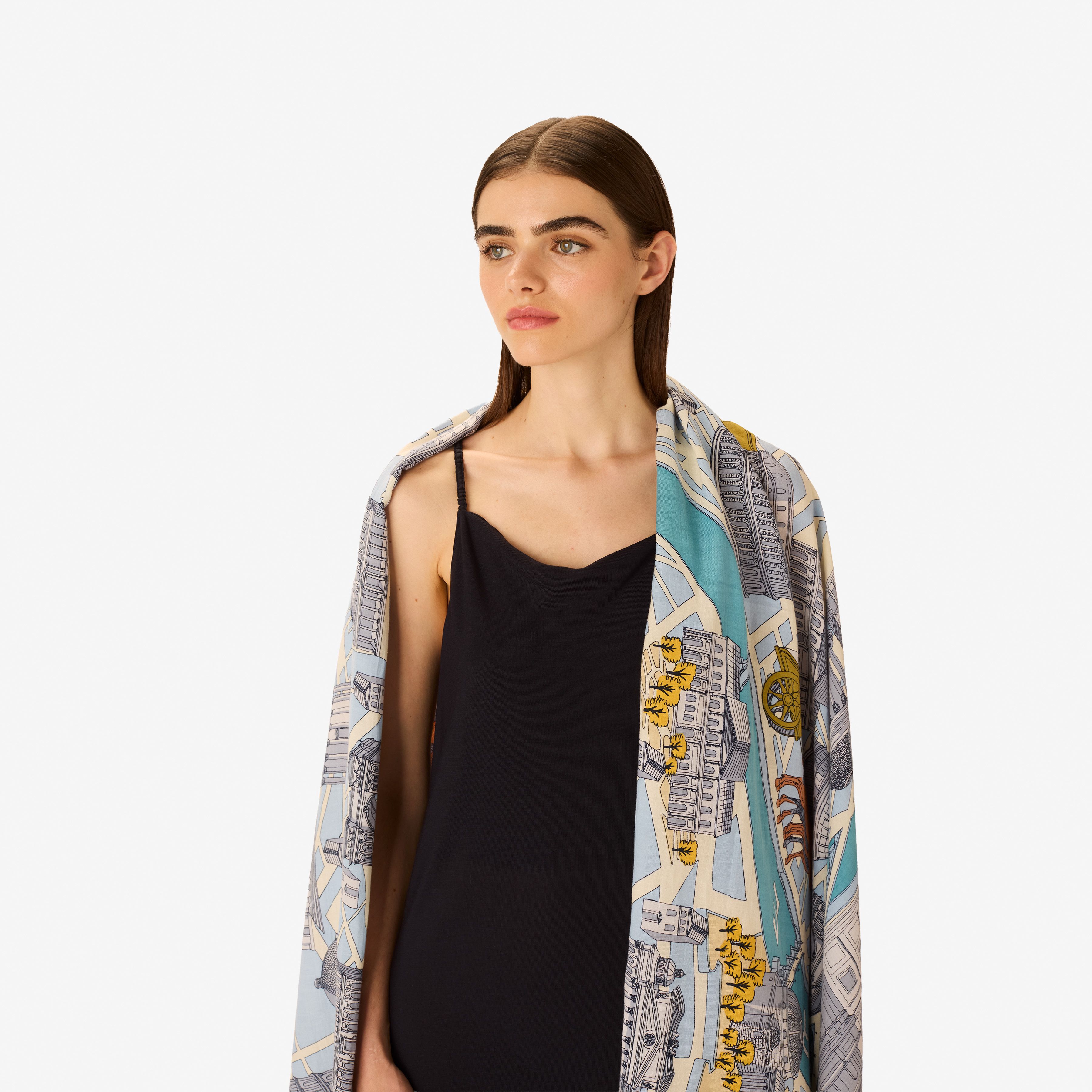 Écharpe 100 - Rome - Gris