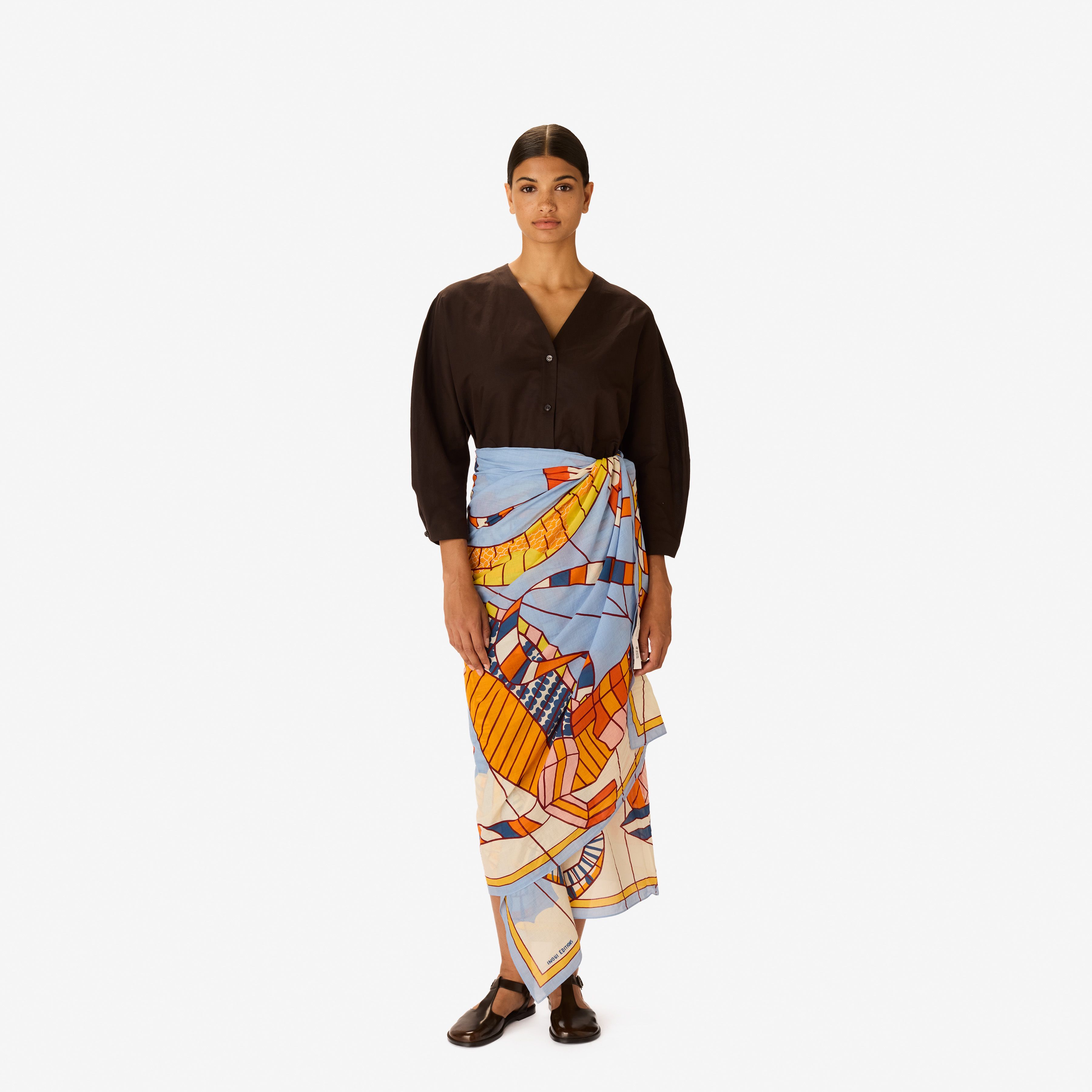 Scarf 100 - Cerfs Volants - Orange