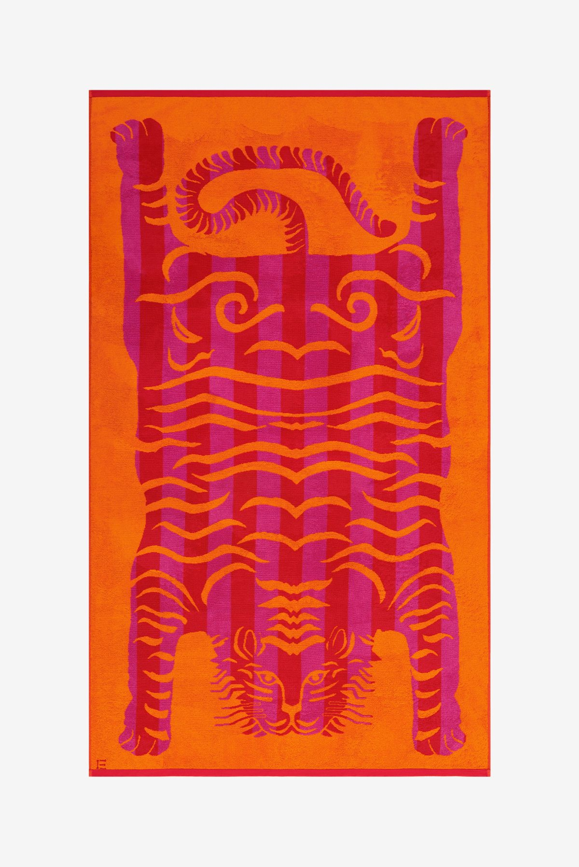 Serviette De Plage 100 - Baldo - Raspberry