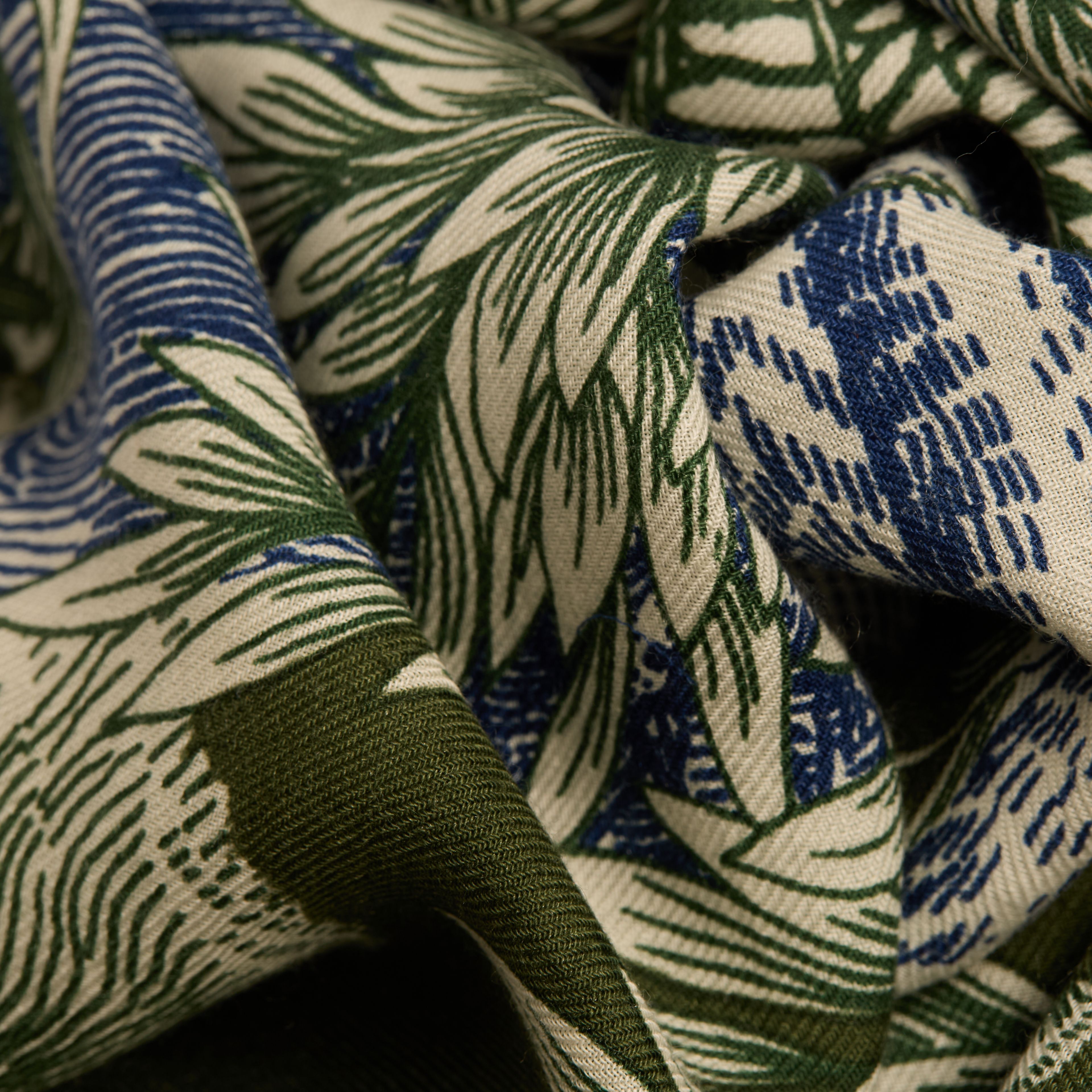 Wool Scarf 100 - Piranesi - Khaki